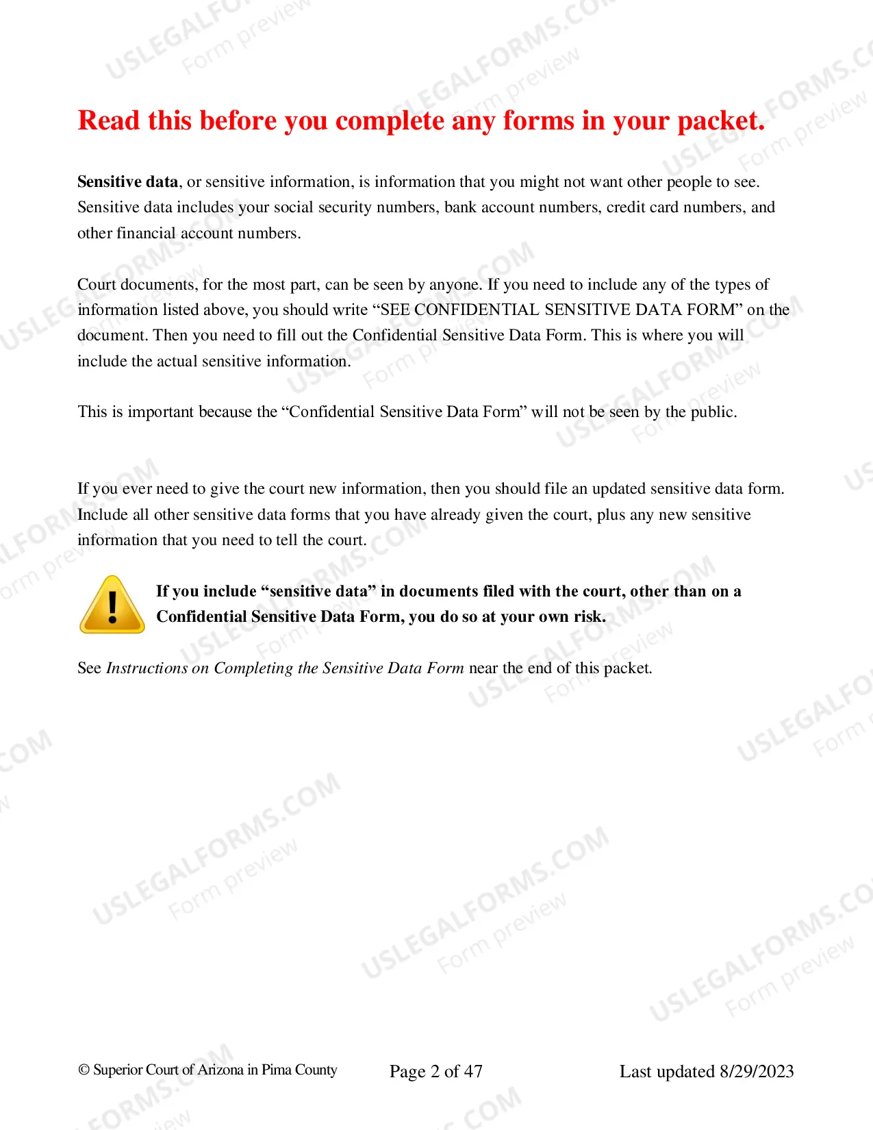 Preview Divorce without Children - Petition