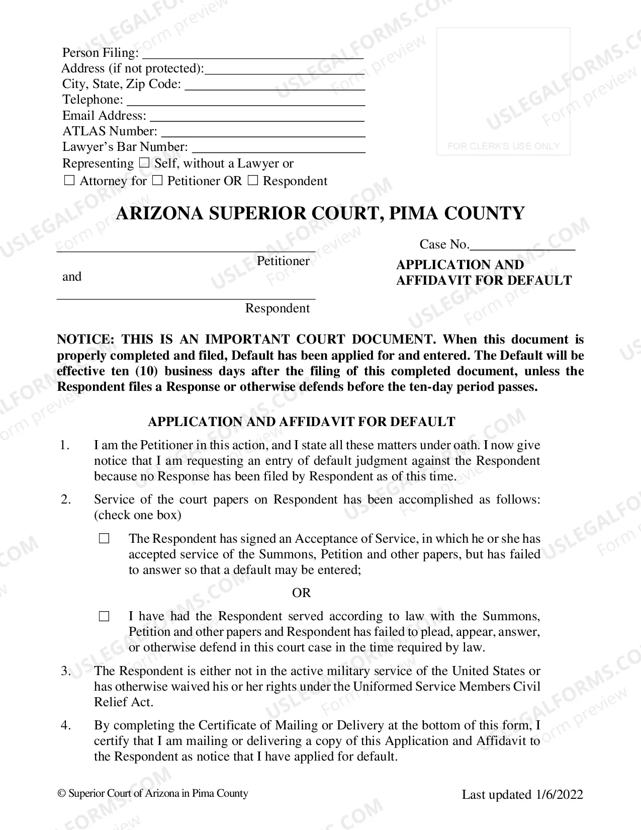 Preview Default Judgment or Decree