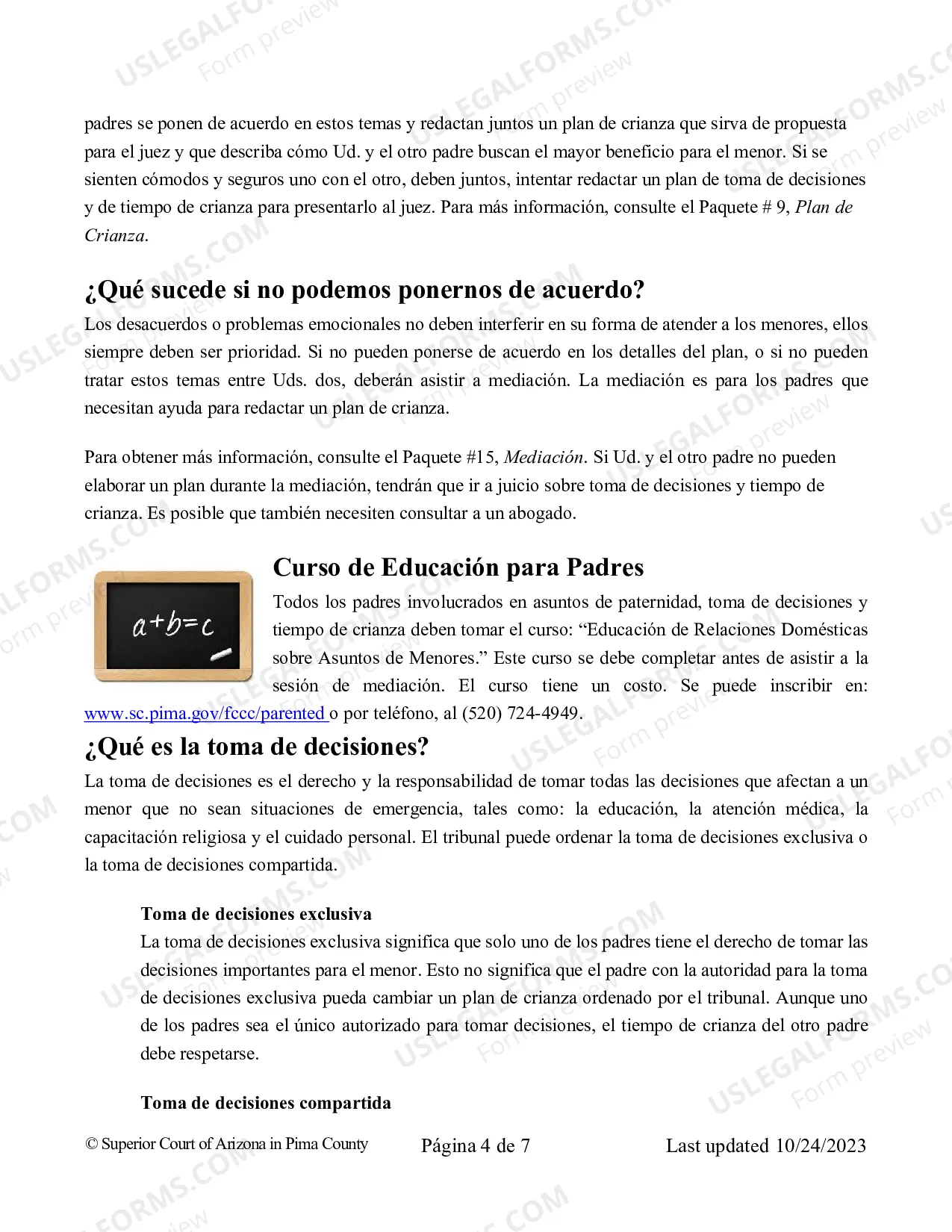 Preview Paternidad - Informacion General