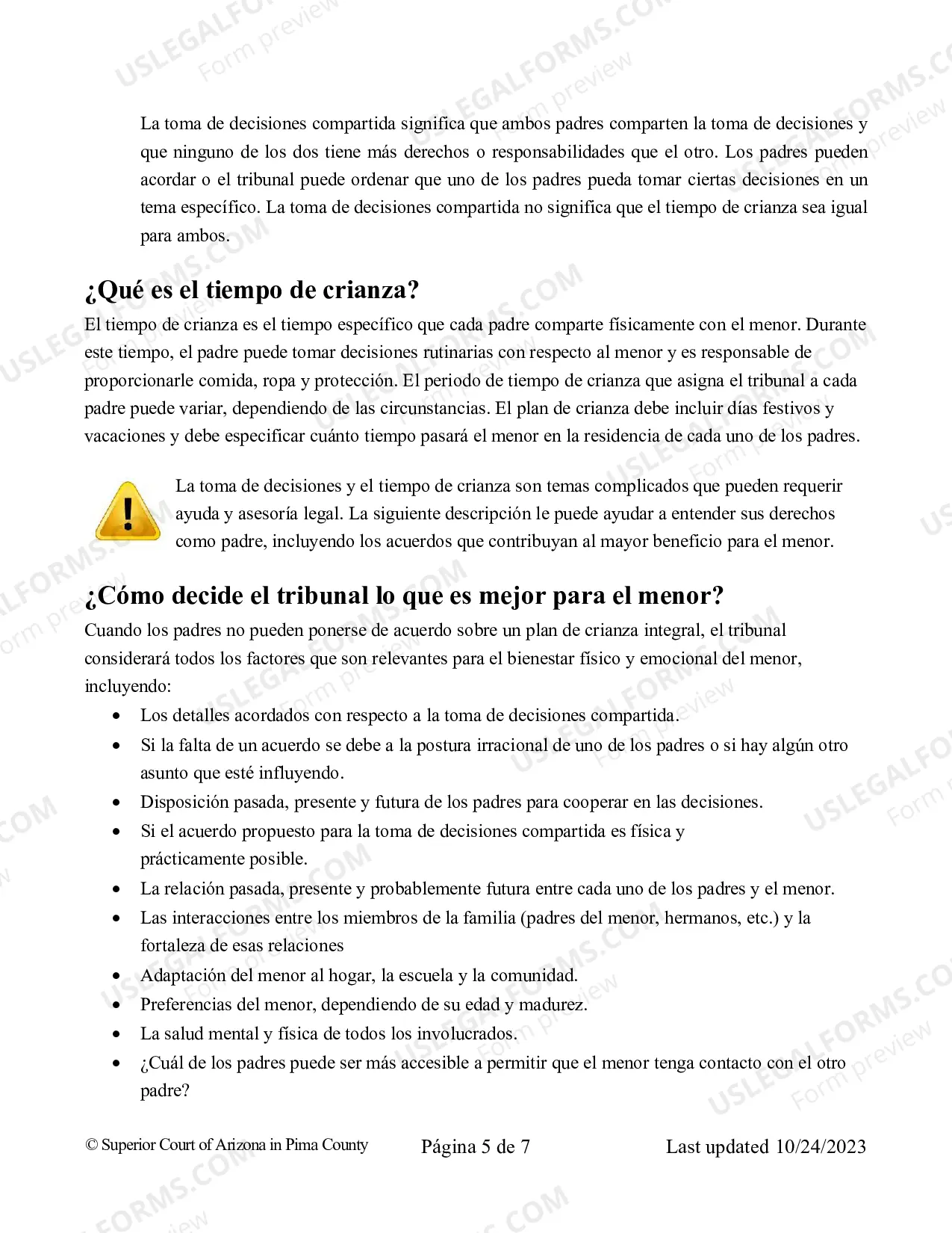Preview Paternidad - Informacion General