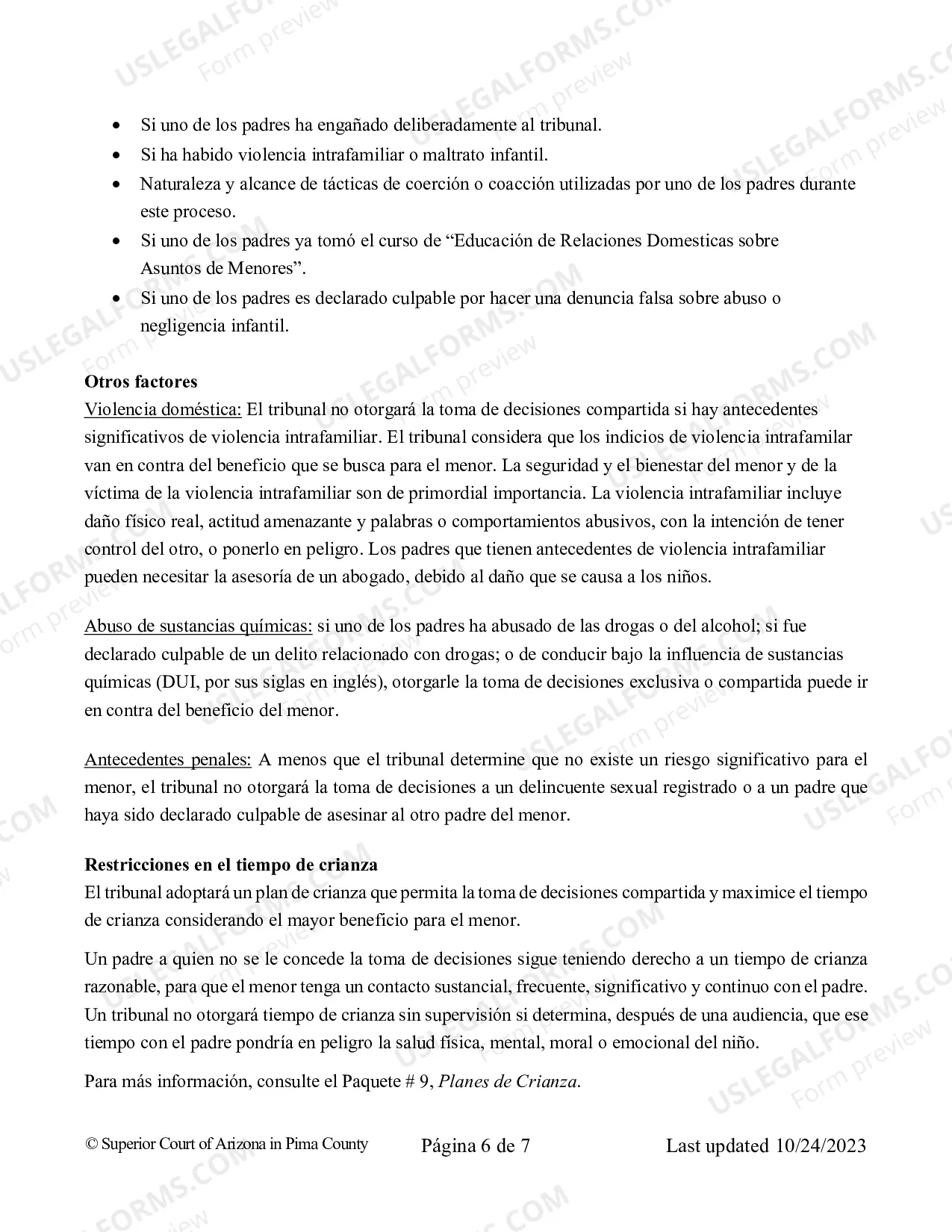 Preview Paternidad - Informacion General