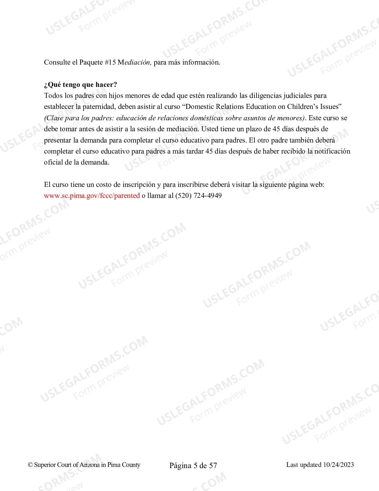Preview Paternidad - Demanda
