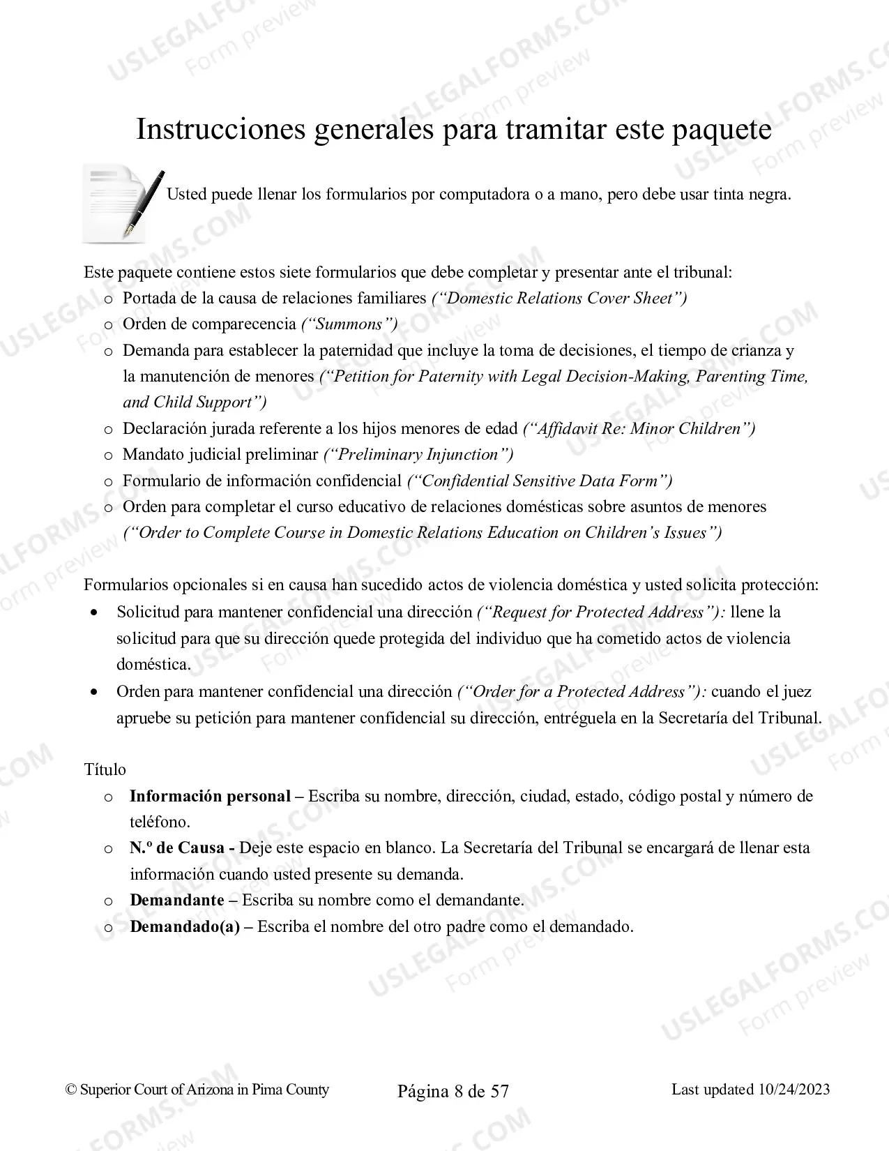 Preview Paternidad - Demanda