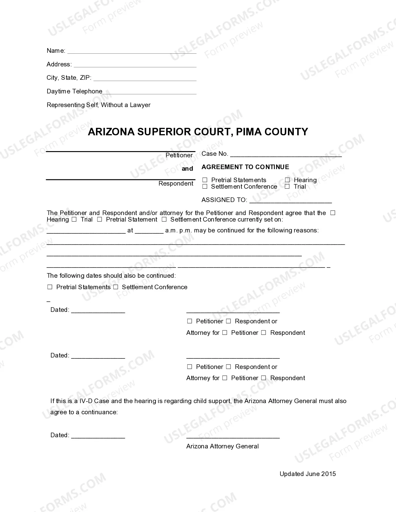 Preview Agreement to Continue