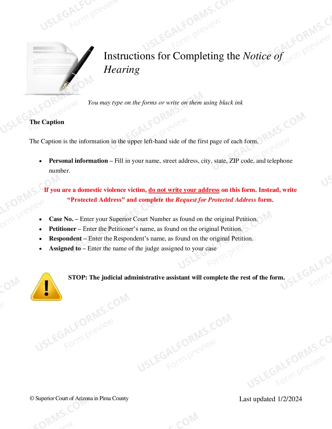 Preview Motion To Continue and Notice