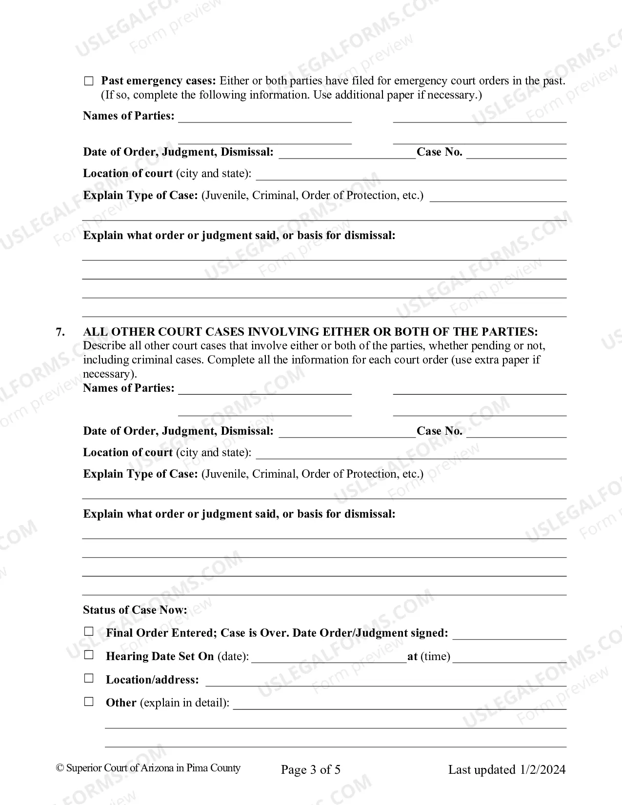 Preview Petition for Emergency Temporary Orders