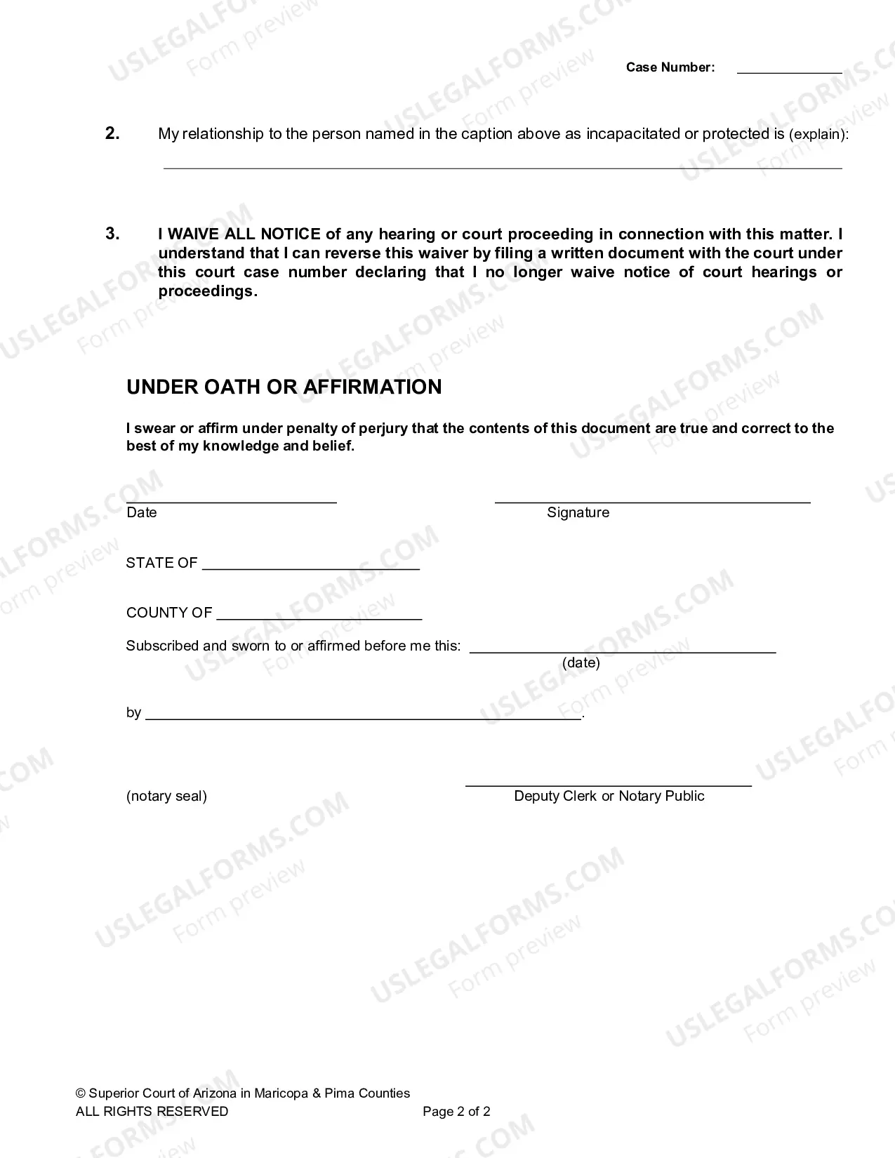 Preview Order Terminating Guardianship