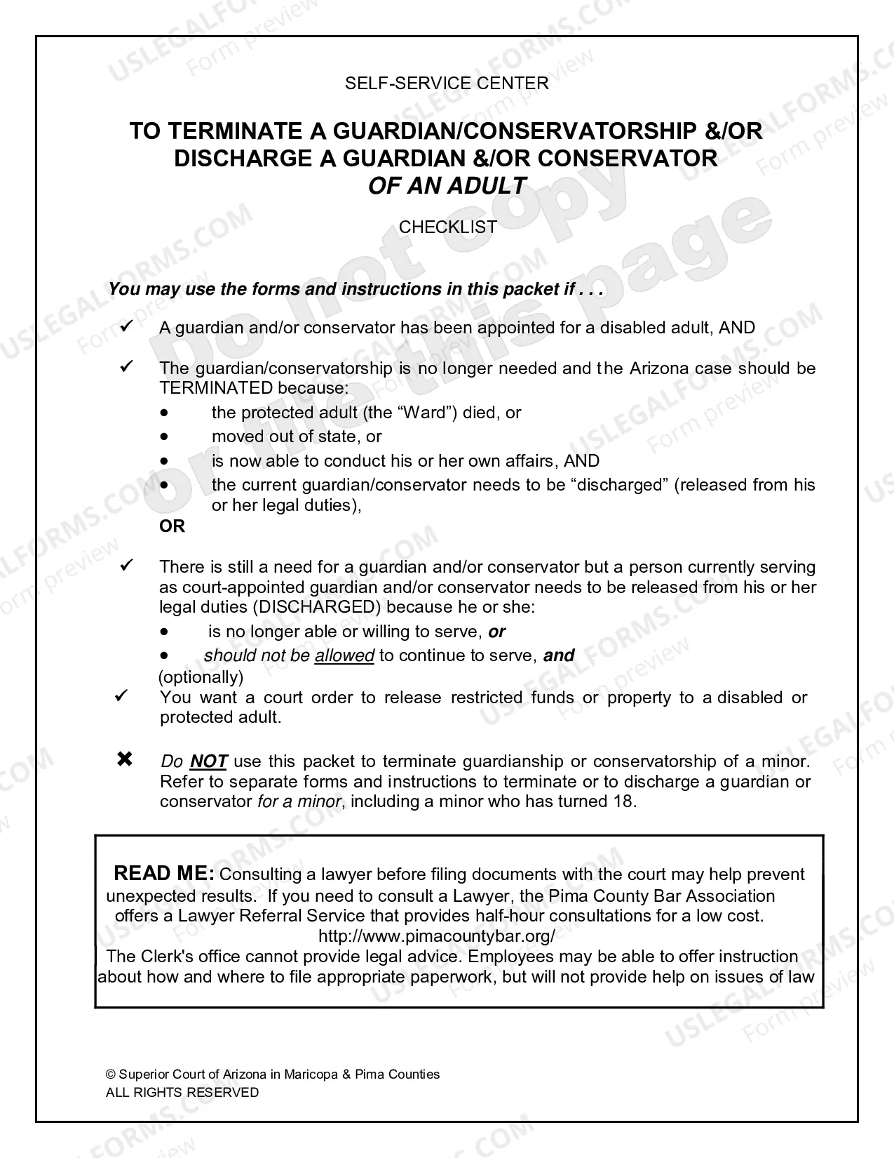 Preview Order Terminating Guardianship