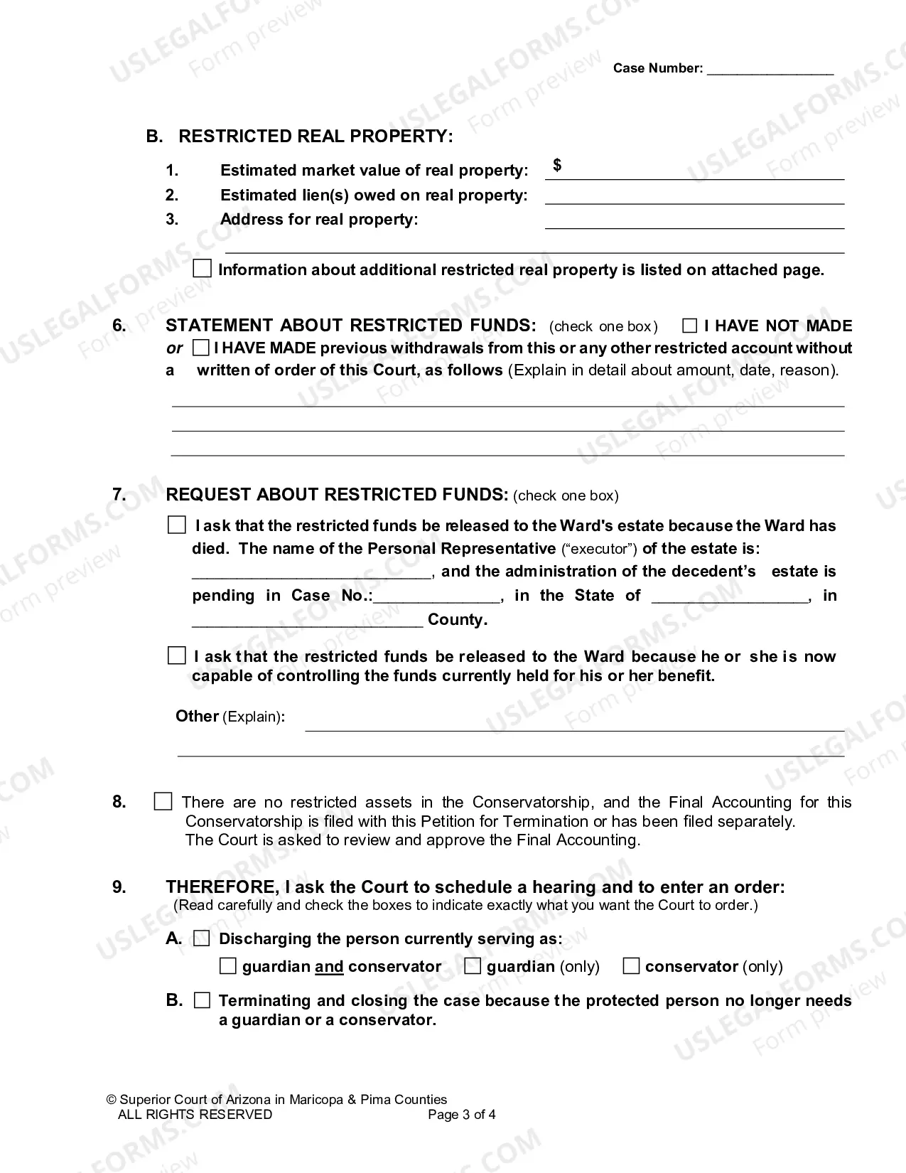 Preview Order Terminating Guardianship