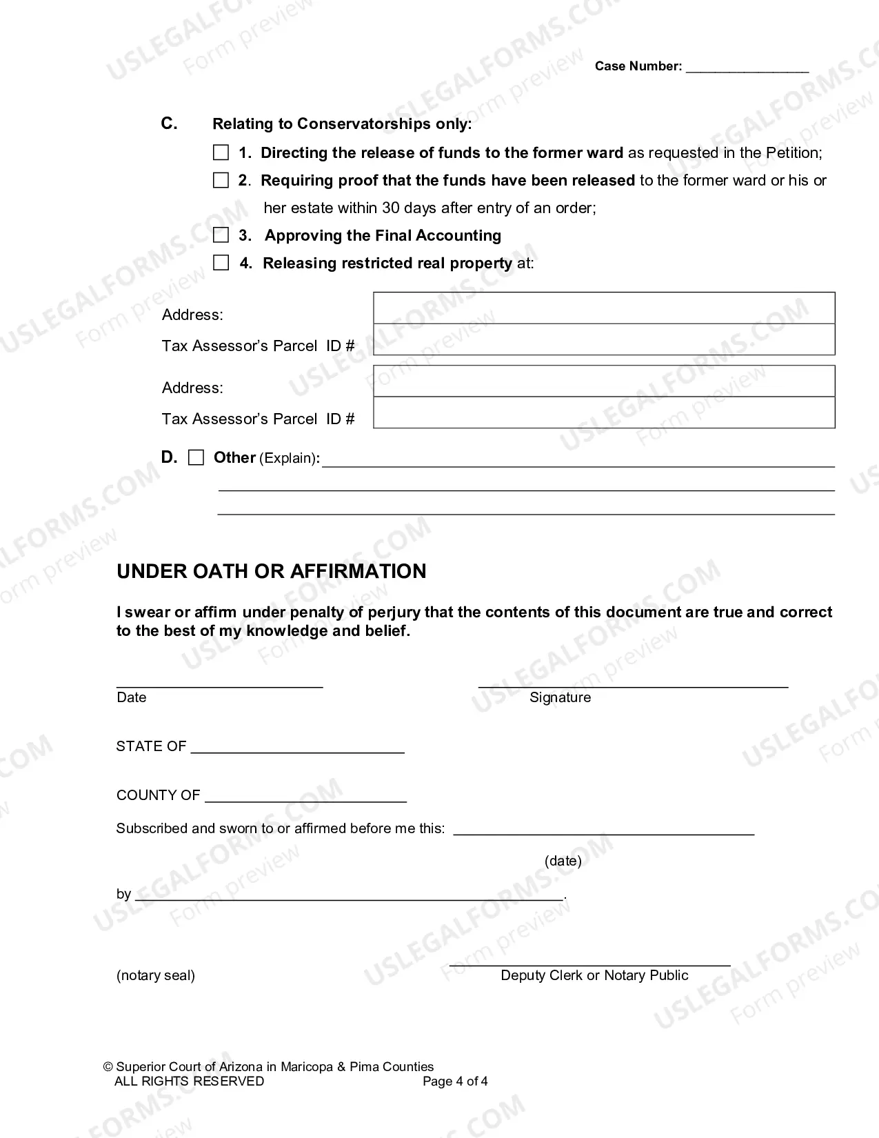Preview Order Terminating Guardianship