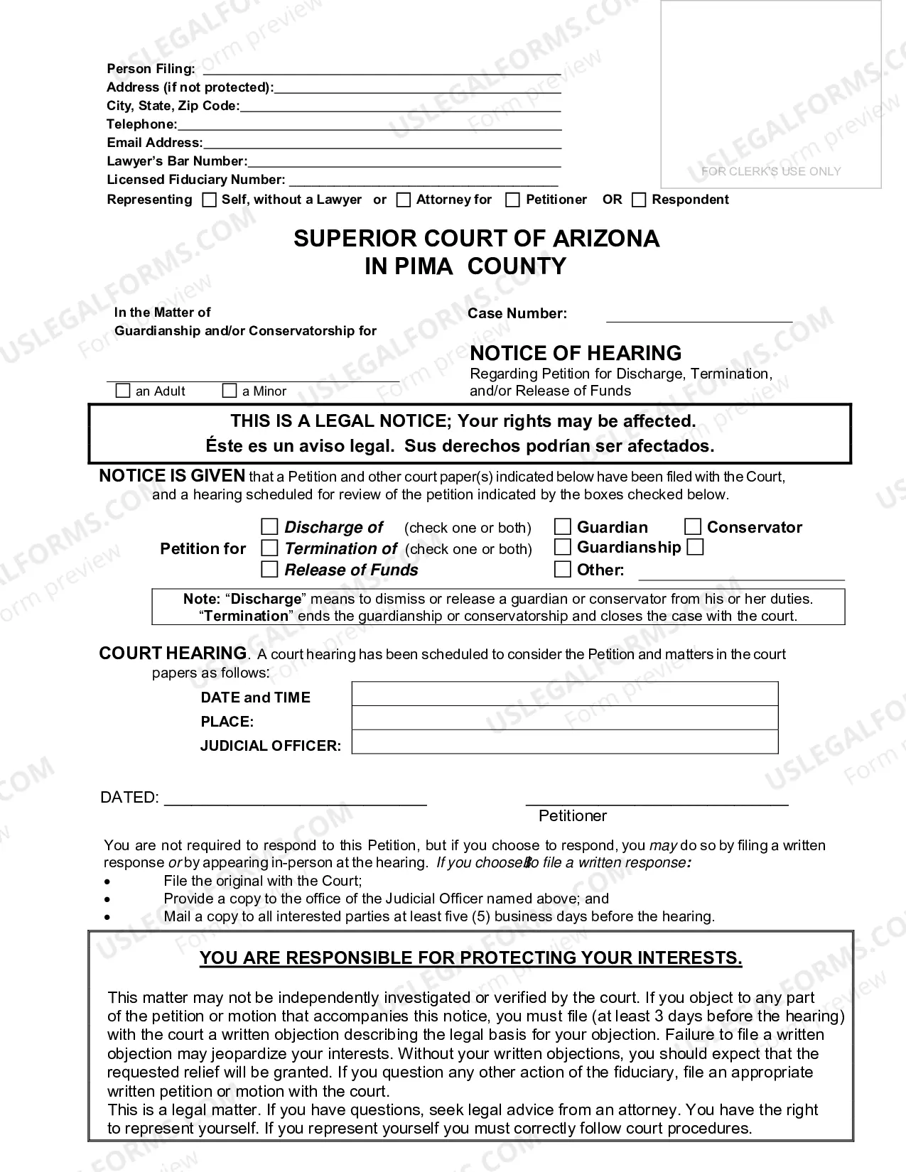 Preview Order Terminating Guardianship