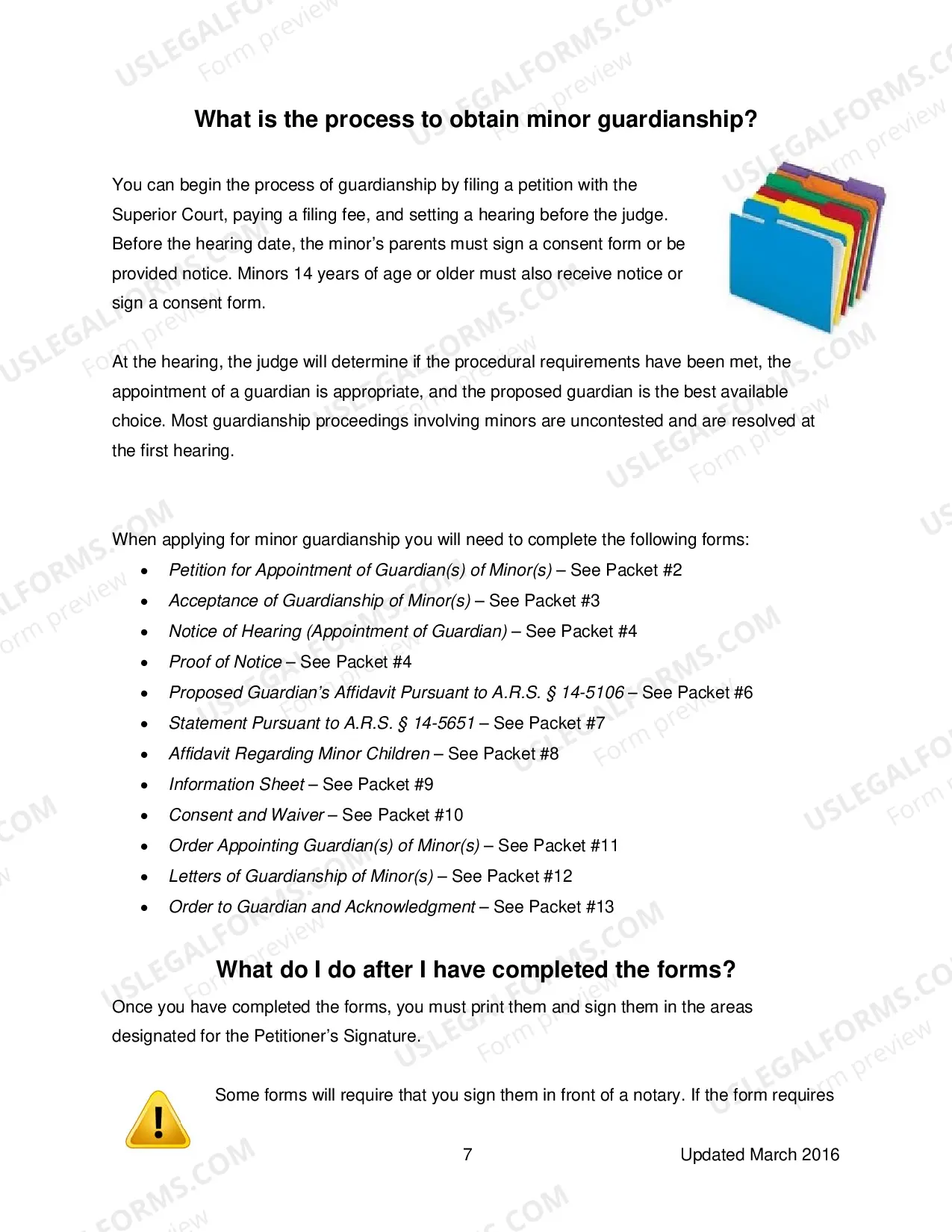 Preview Minor Guardianship General Information