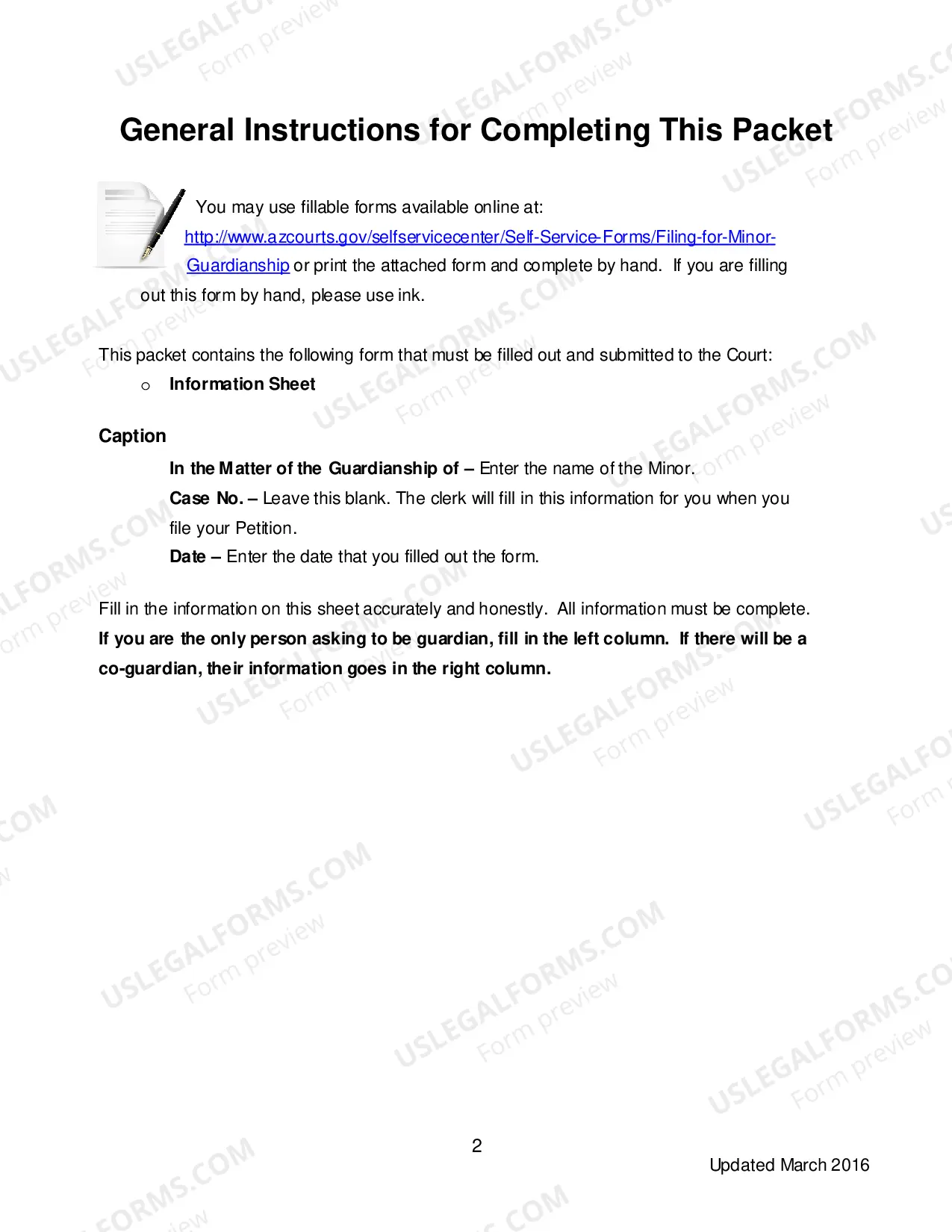 Preview Information Sheet