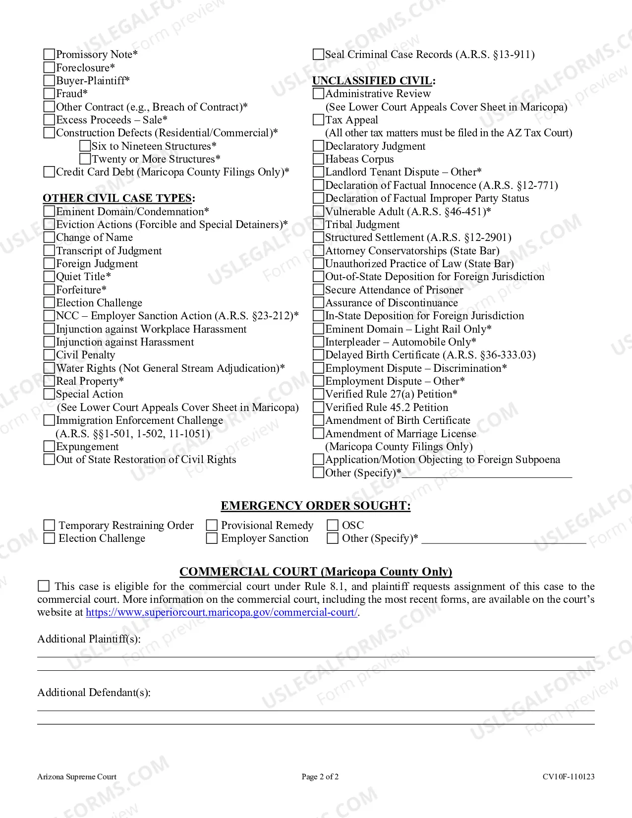 Preview Name Change Packet for a Family