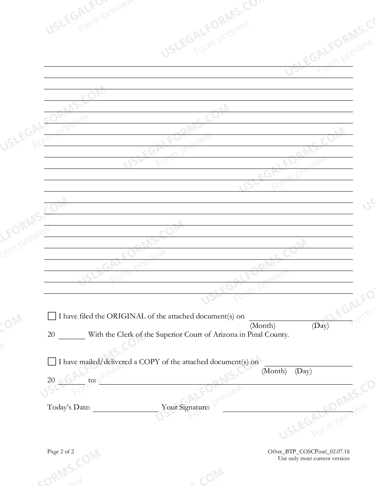 Preview Blank Civil Packet