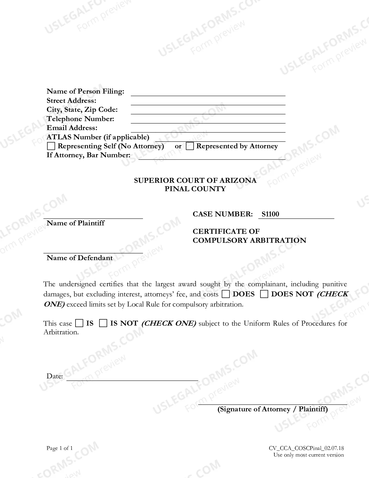 Preview Blank Civil Packet