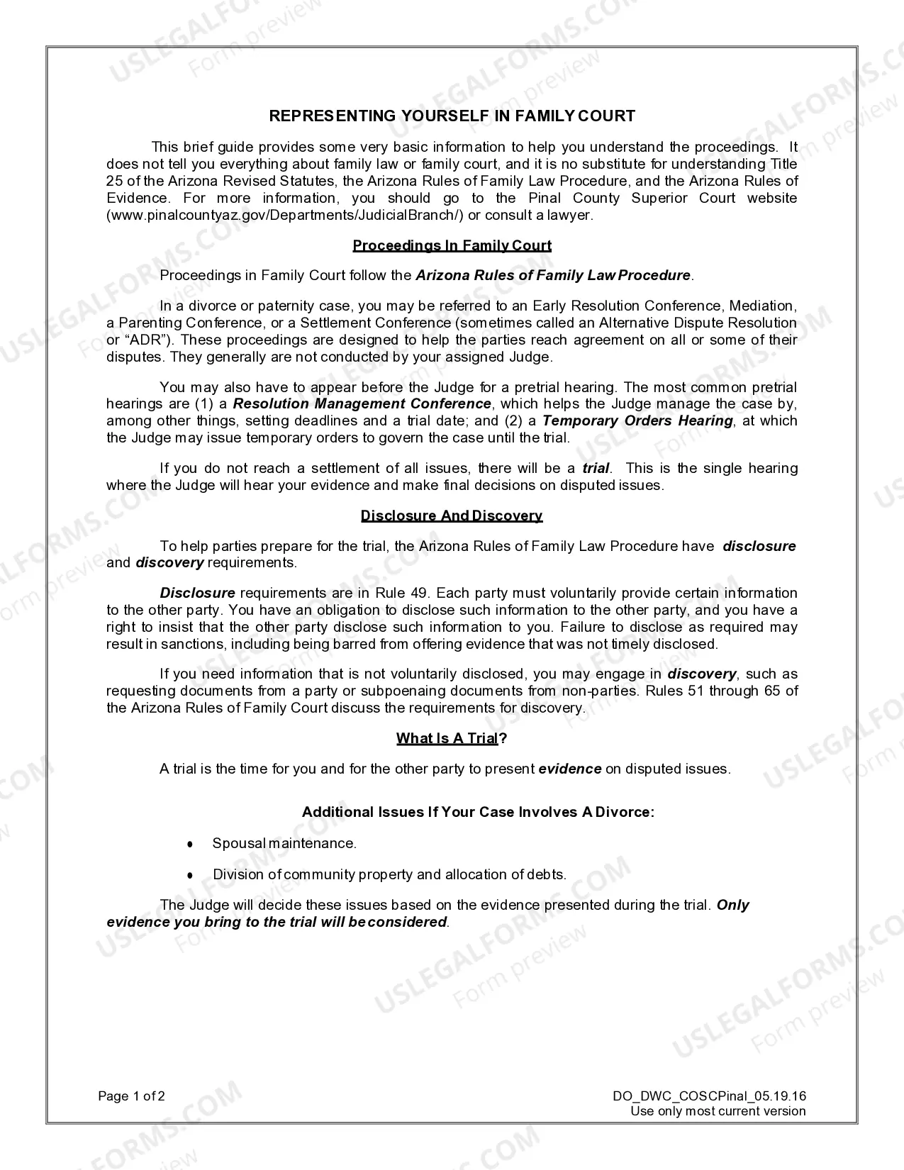 Preview Legal Separation without Children when Parties AGREE to all Terms