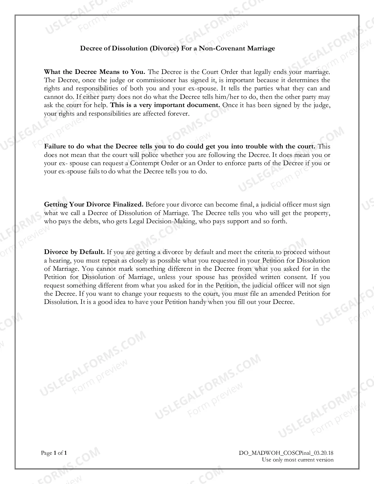 Preview Motion and Affidavit for Default without a Hearing