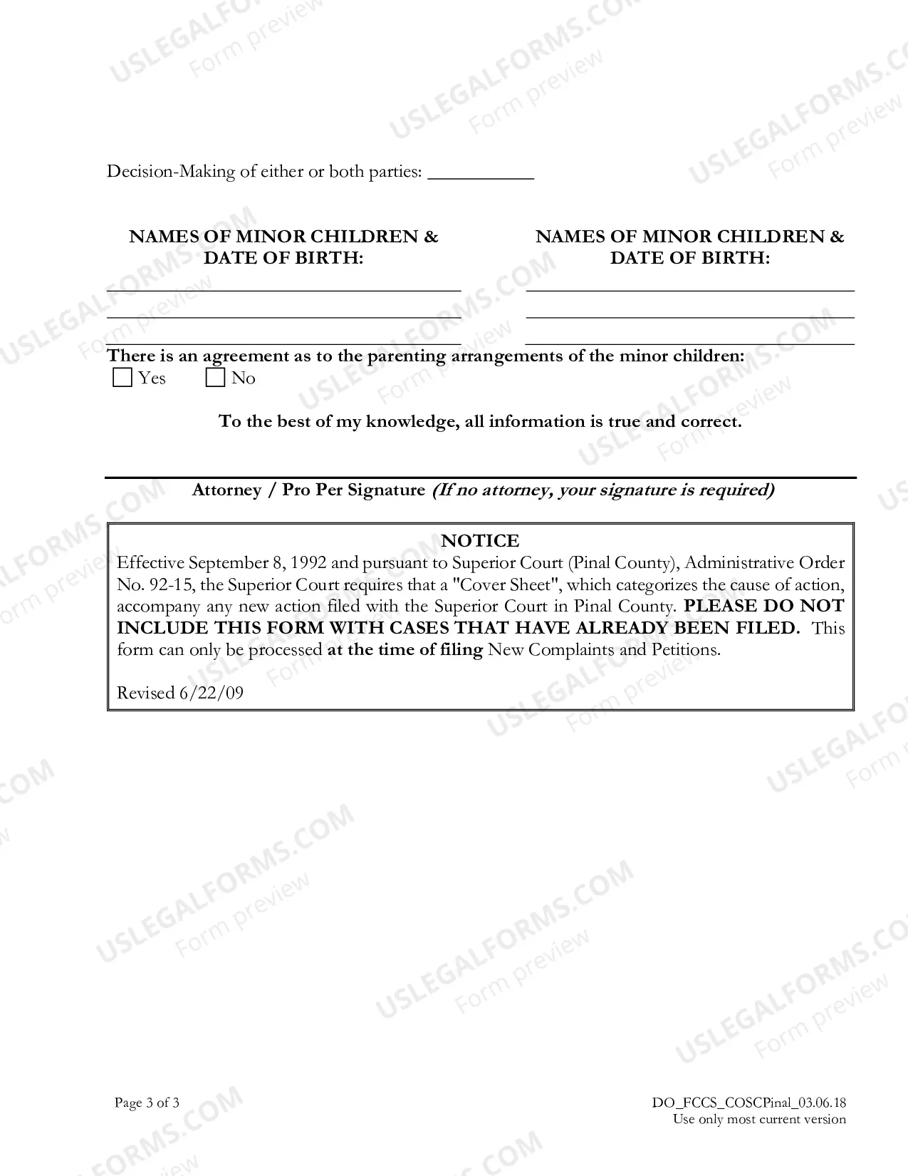 Preview Filing for Foreign Judgment