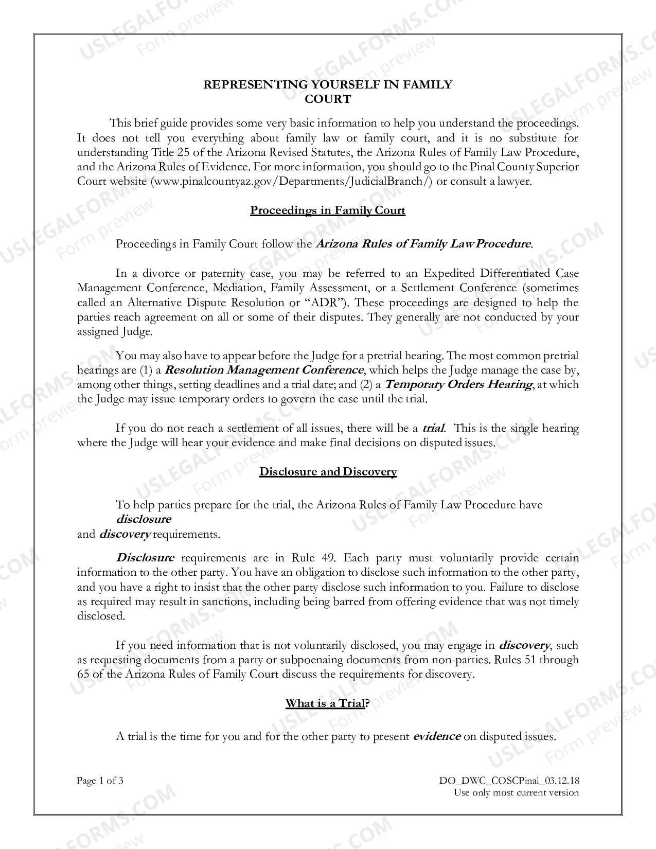 Preview Response to Petition for Divorce without Children