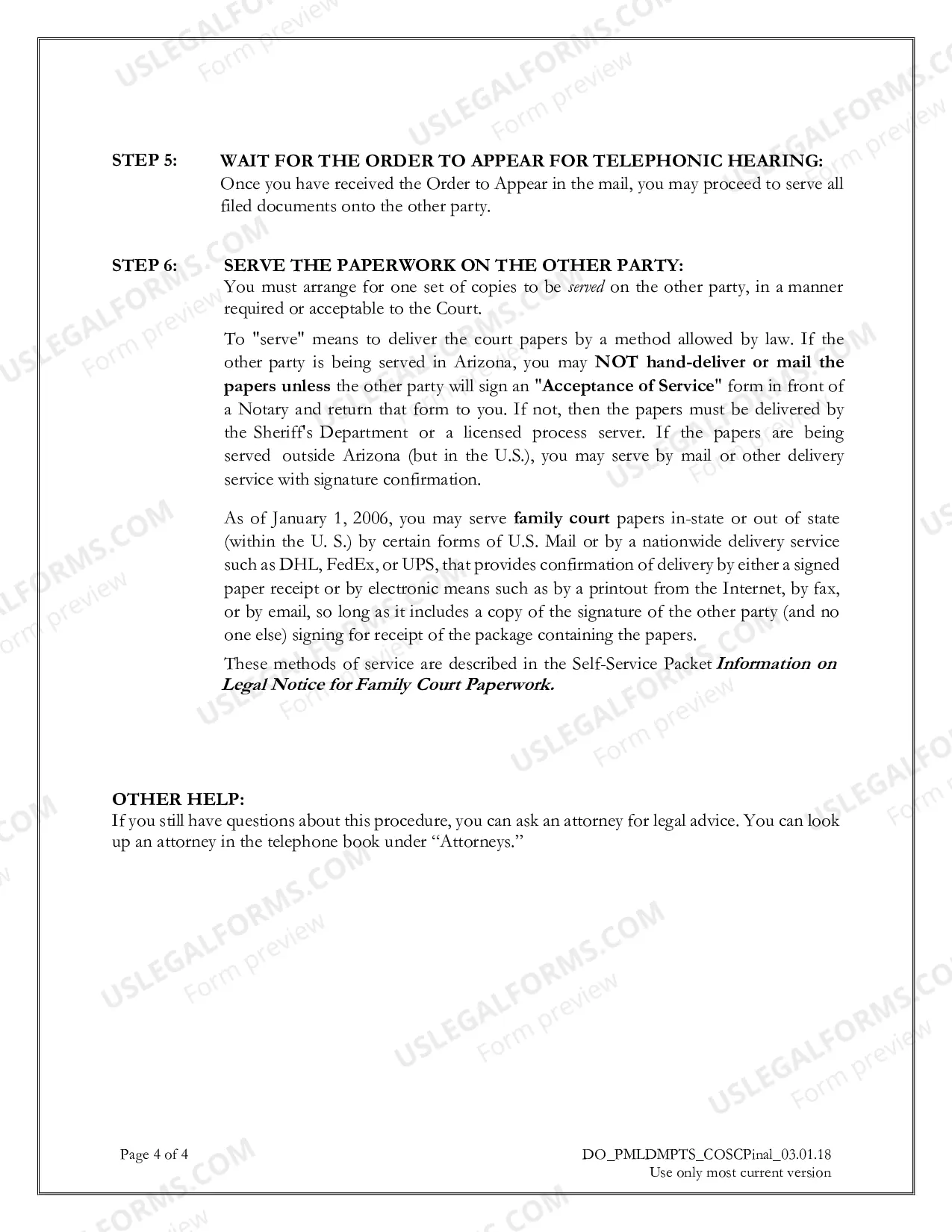 Preview Petition to Modify Legal Decision-Making, Parenting Time and Child Support