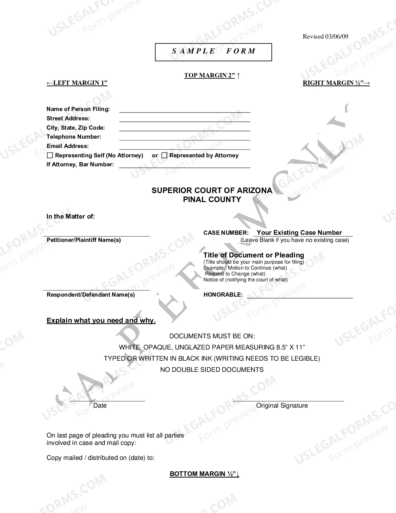 Preview Blank Title Page