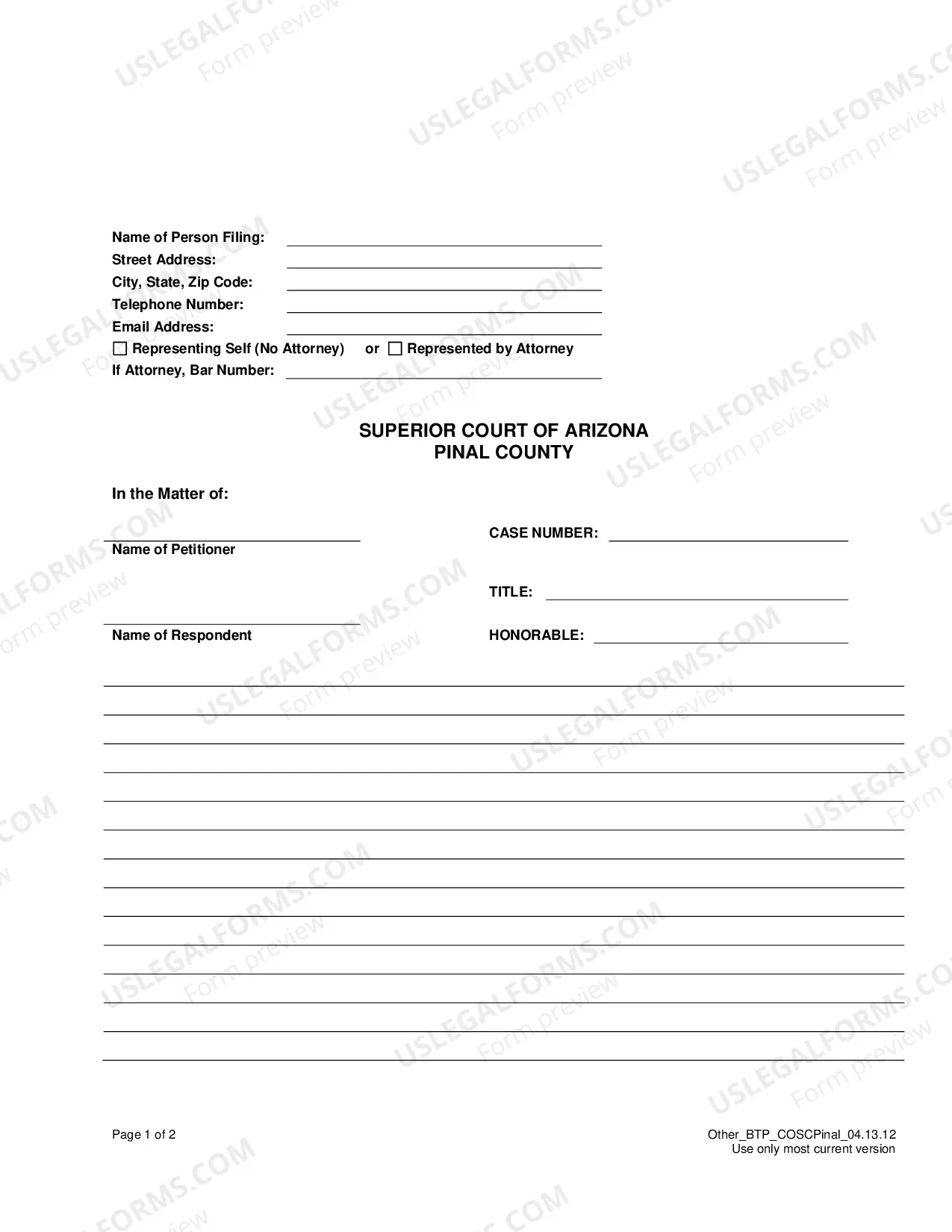 Preview Blank Title Page