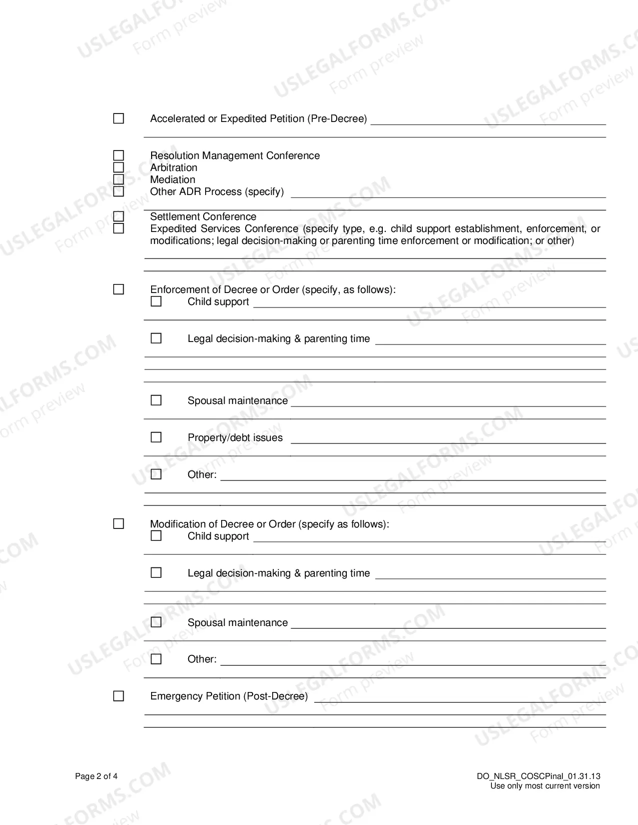 Preview Notice of Limited Scope Representation