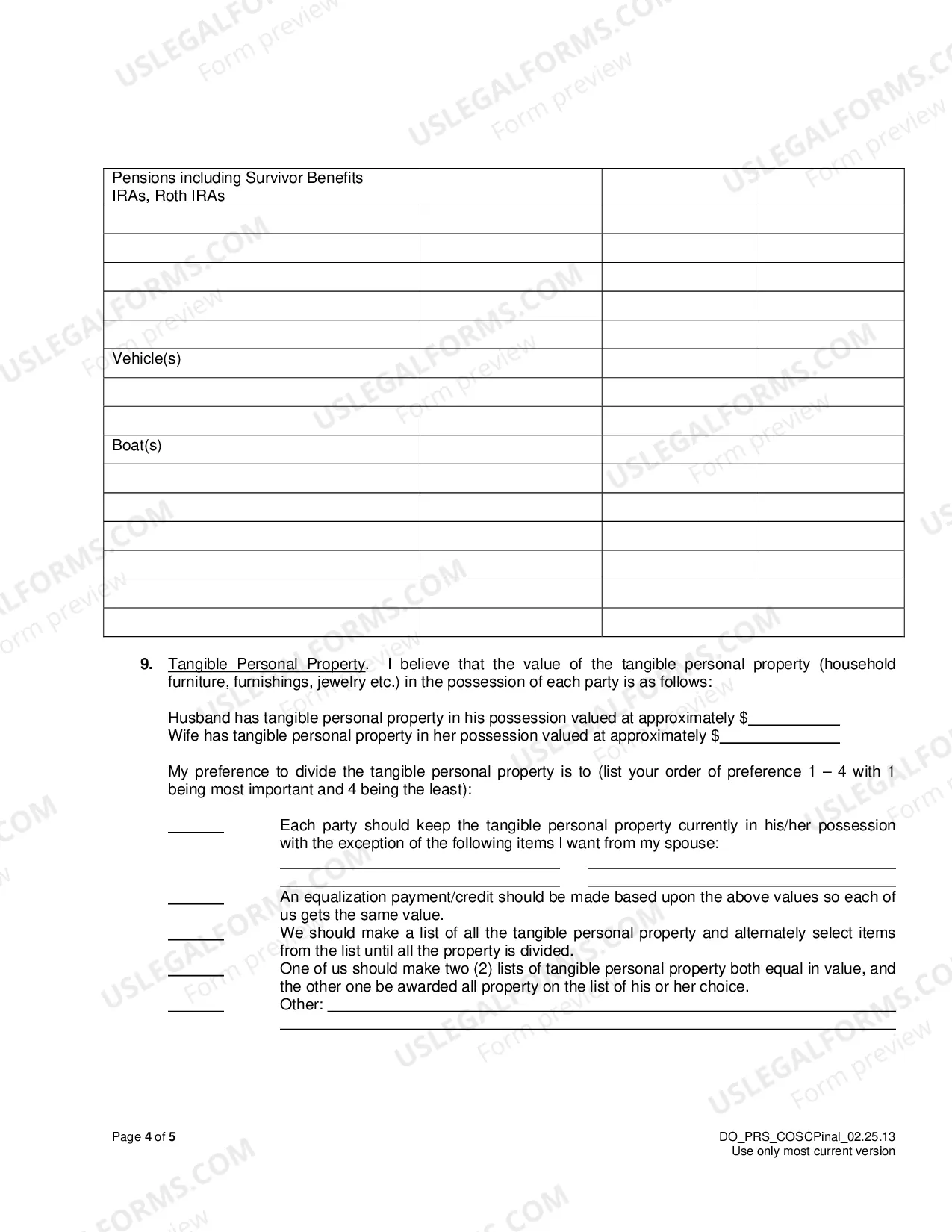 Preview Proposed Dissolution Resolution Statement