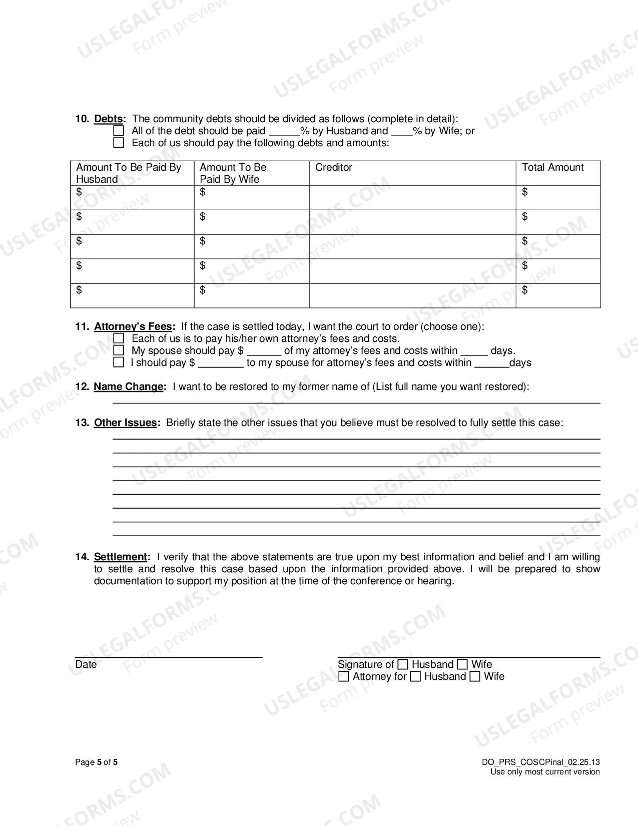Preview Proposed Dissolution Resolution Statement