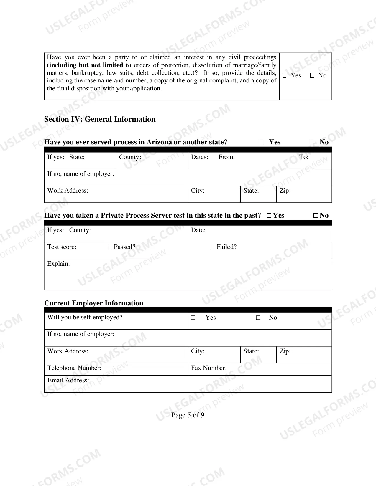 Preview Private Process Server Application (Initial)