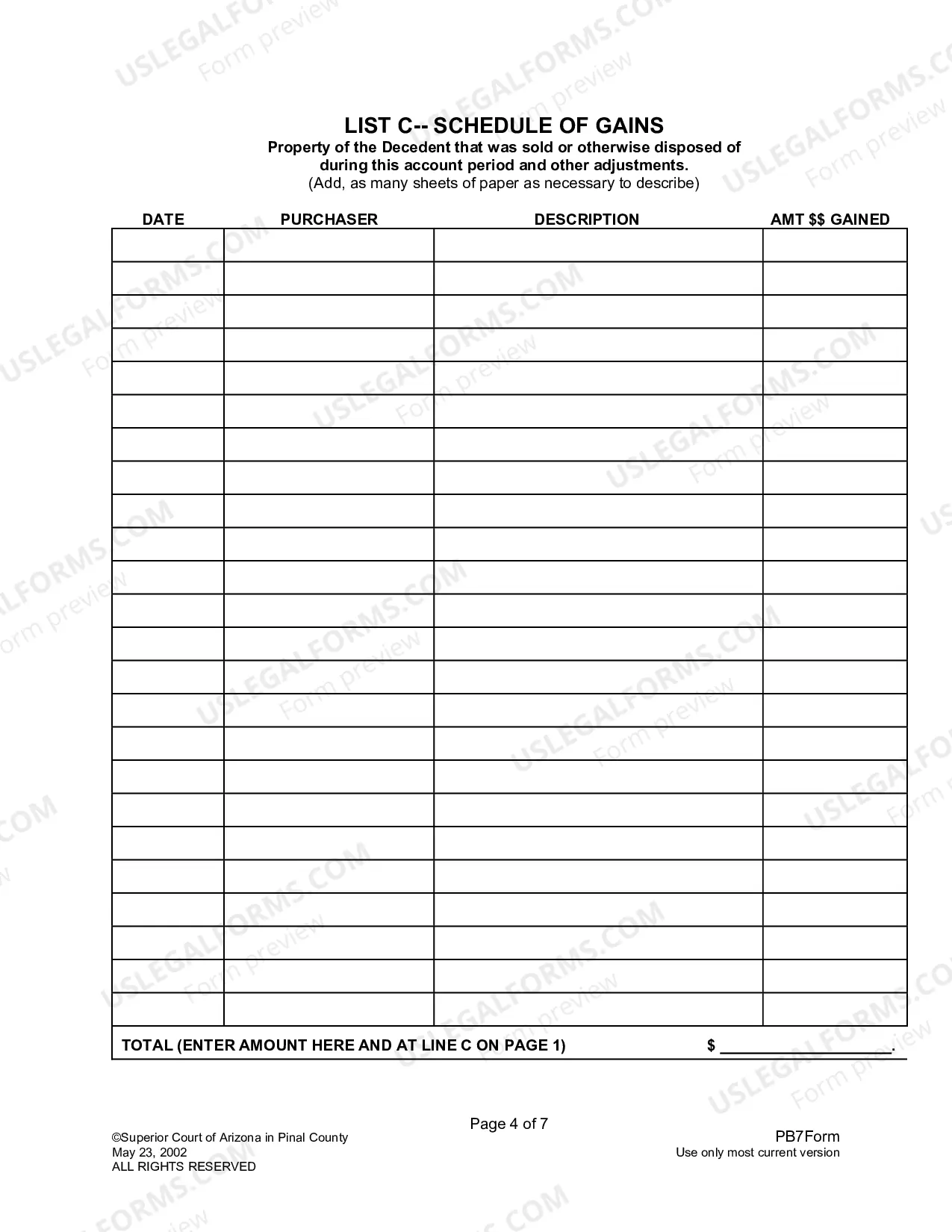 Preview Form For Submission Of Final Accounting