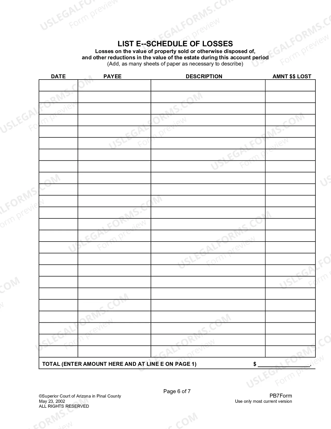 Preview Form For Submission Of Final Accounting