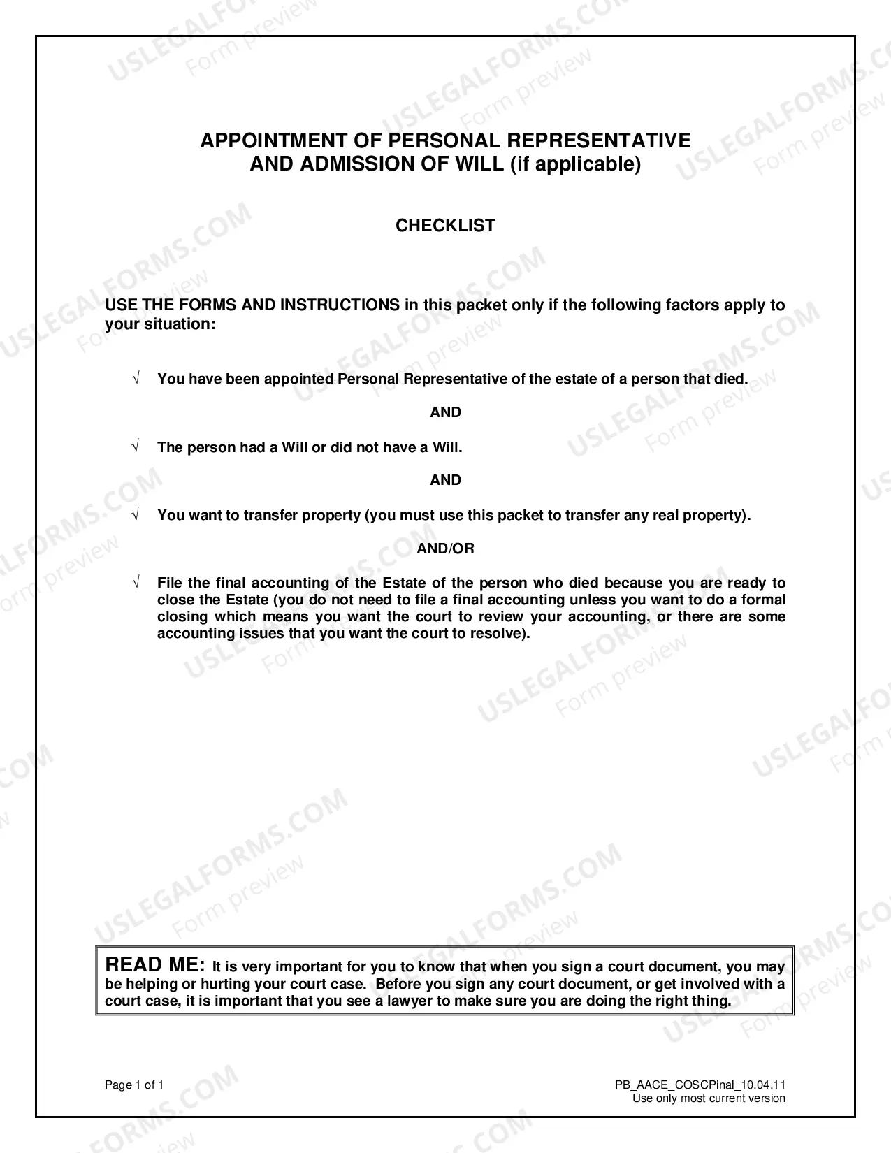 Preview Administrating and Accounting before Closing an Estate