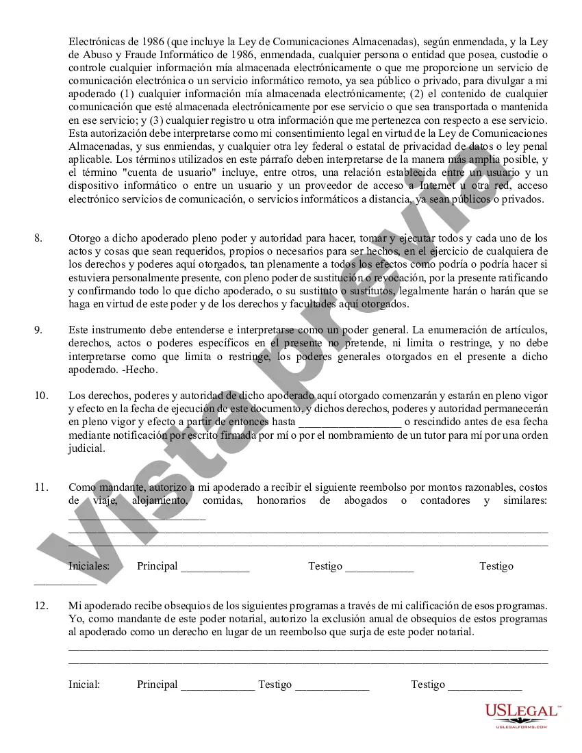 Preview Poder General