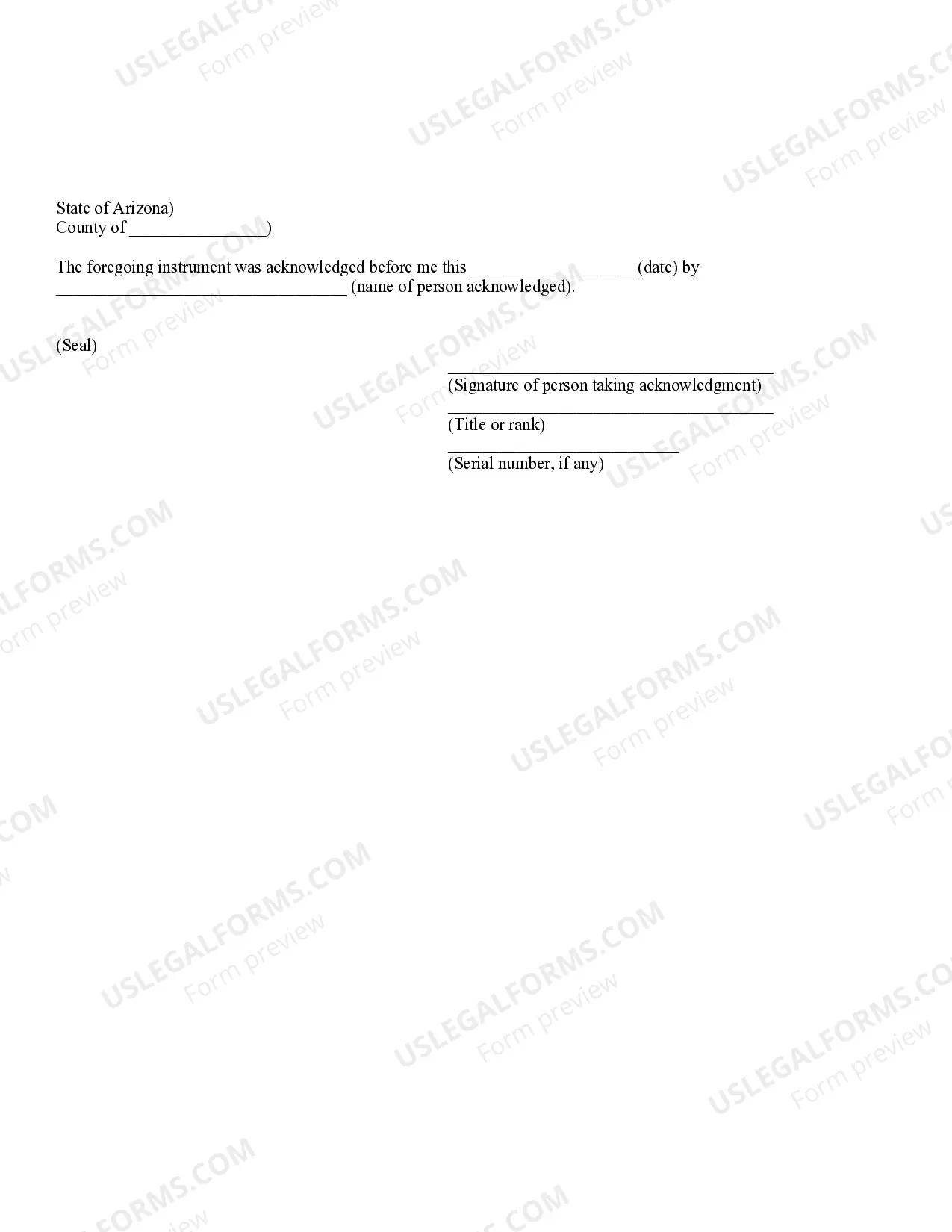 Preview General Power of Attorney
