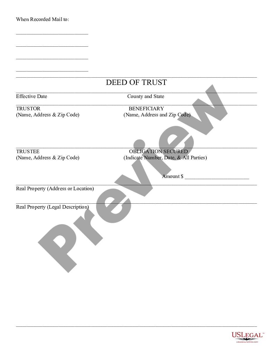 page 0 Deed of Trust preview