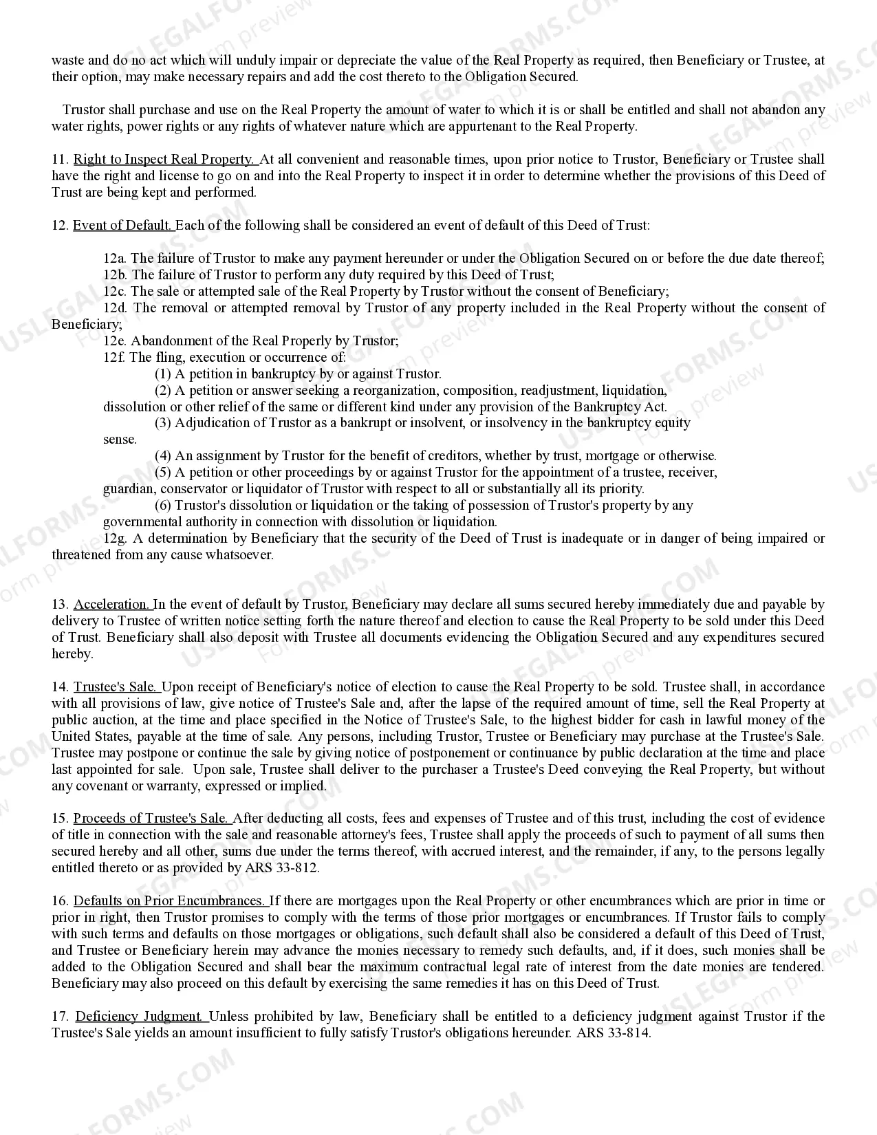 Preview Deed of Trust