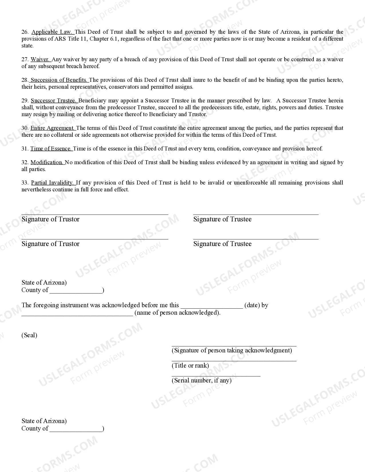 Preview Deed of Trust