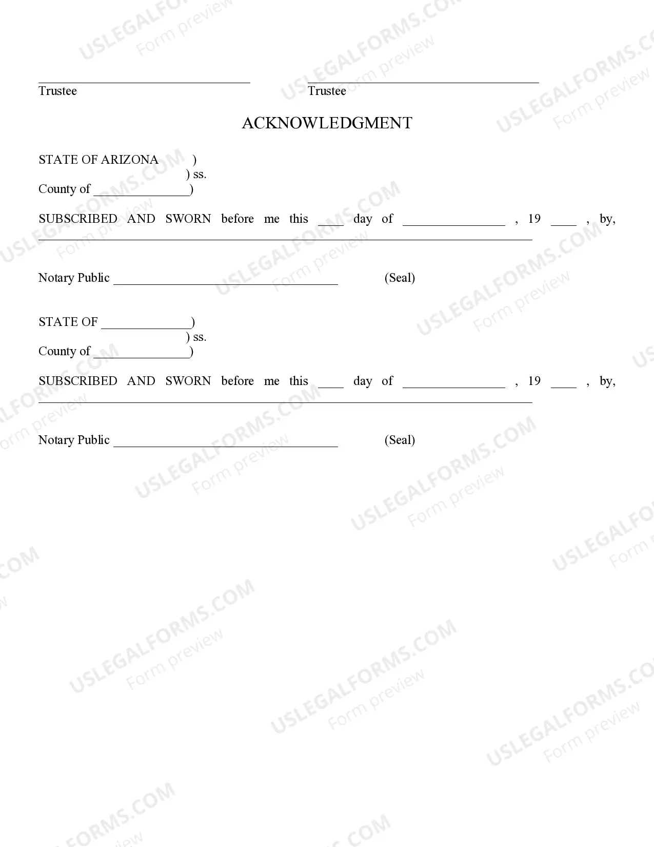 Preview Quitclaim to Trust