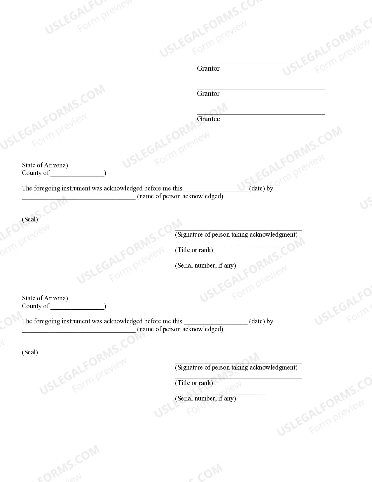 Preview Warranty Deed