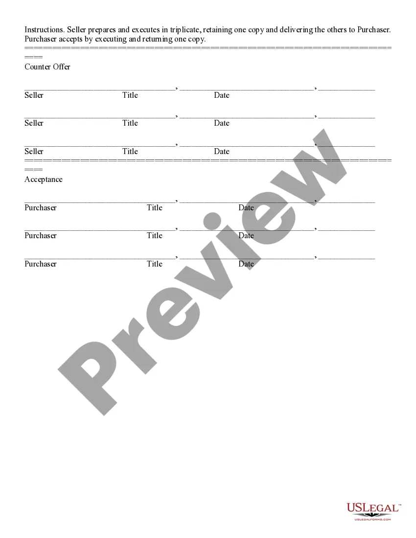 Get Counter Offer to Purchase 3 - Residential Preview Counter Offer to Purchase 3 - Residential
