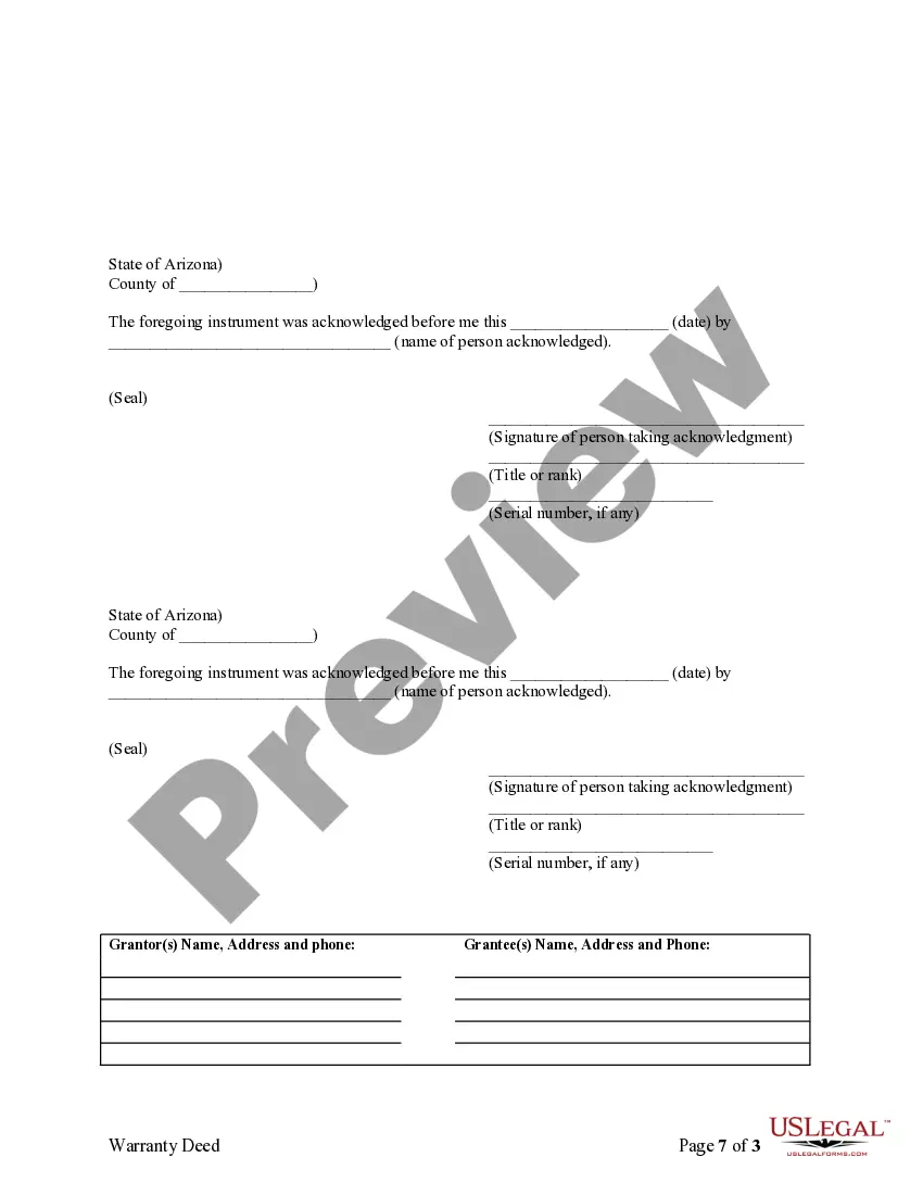 Get Warranty Deed for Separate or Joint Property to Joint Tenancy Preview Warranty Deed for Separate or Joint Property to Joint Tenancy