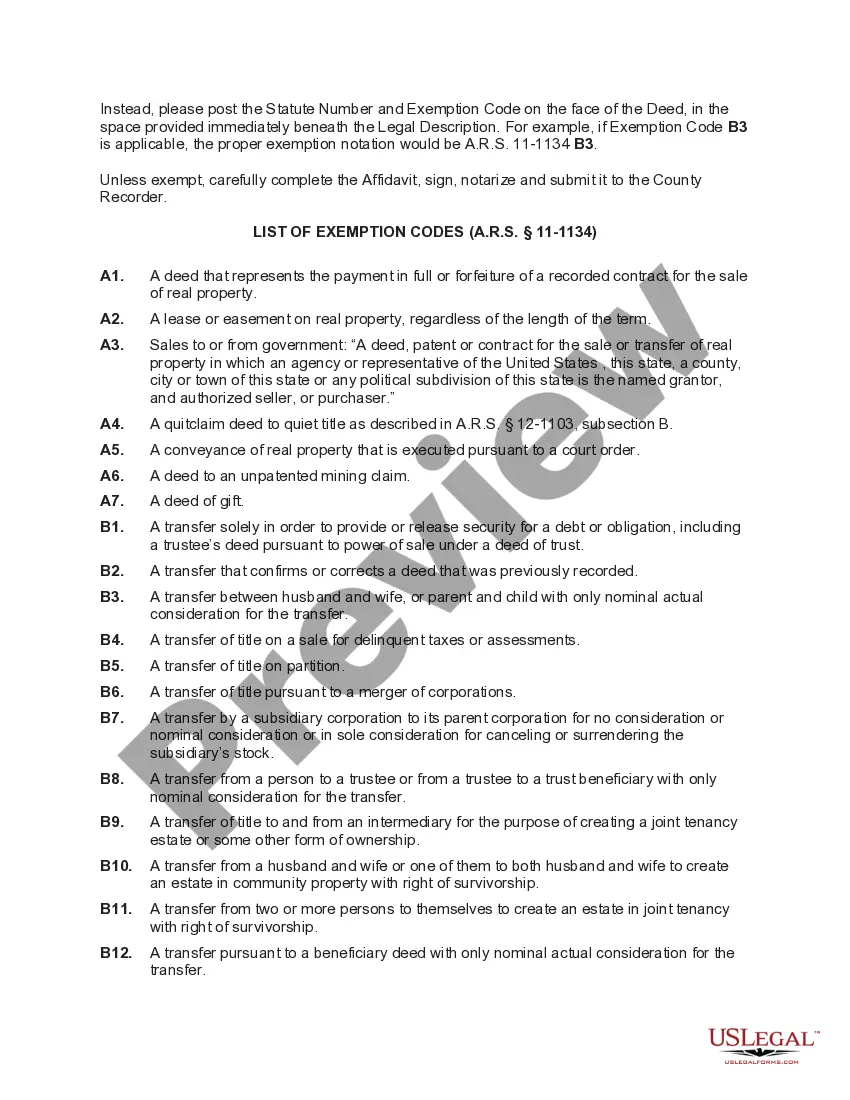 Preview Warranty Deed for Fiduciary