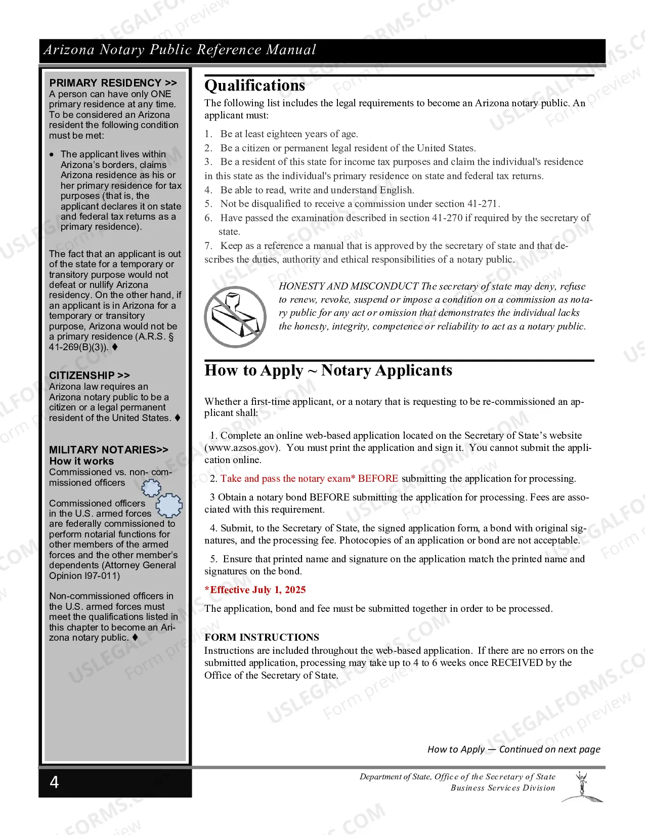 Preview Notary Public Reference Manual