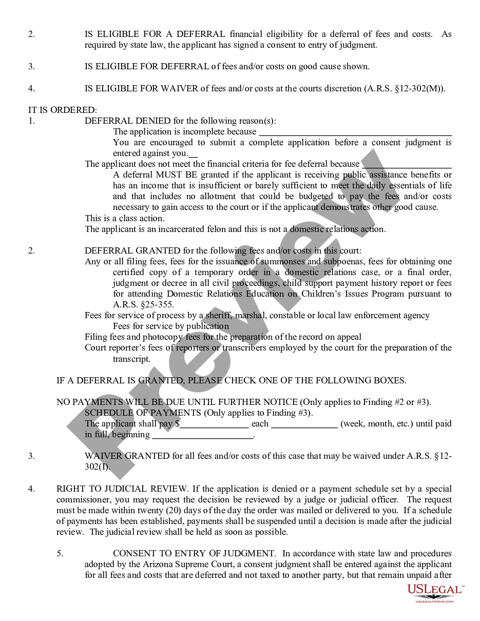 page 5 Application To Waive Fees - New Petitions preview