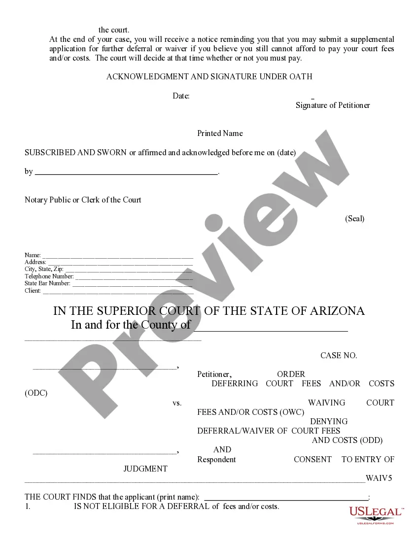 Get Application To Waive Fees - New Petitions Preview Application To Waive Fees - New Petitions