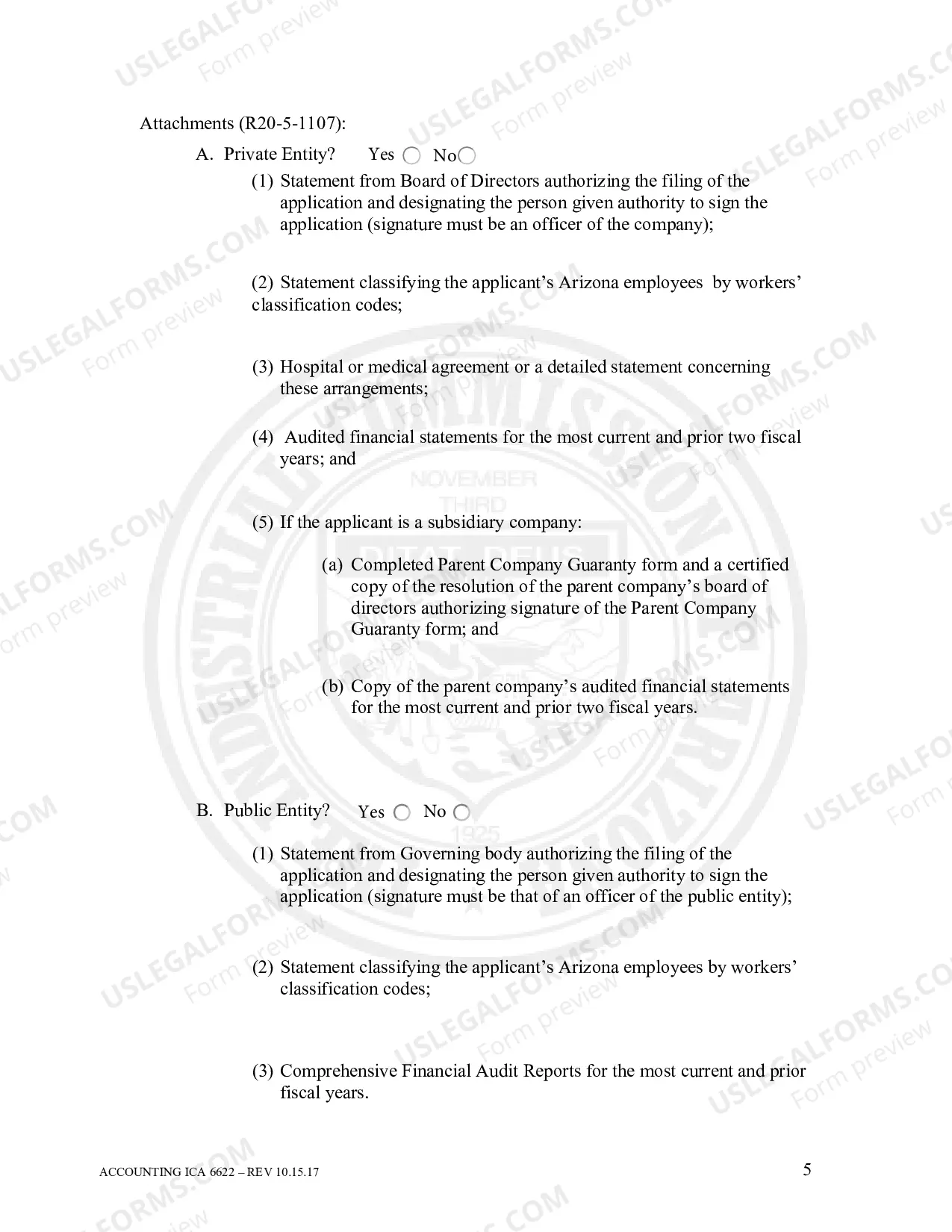 Preview Initial Application For Authority To Self Insure (Individual)