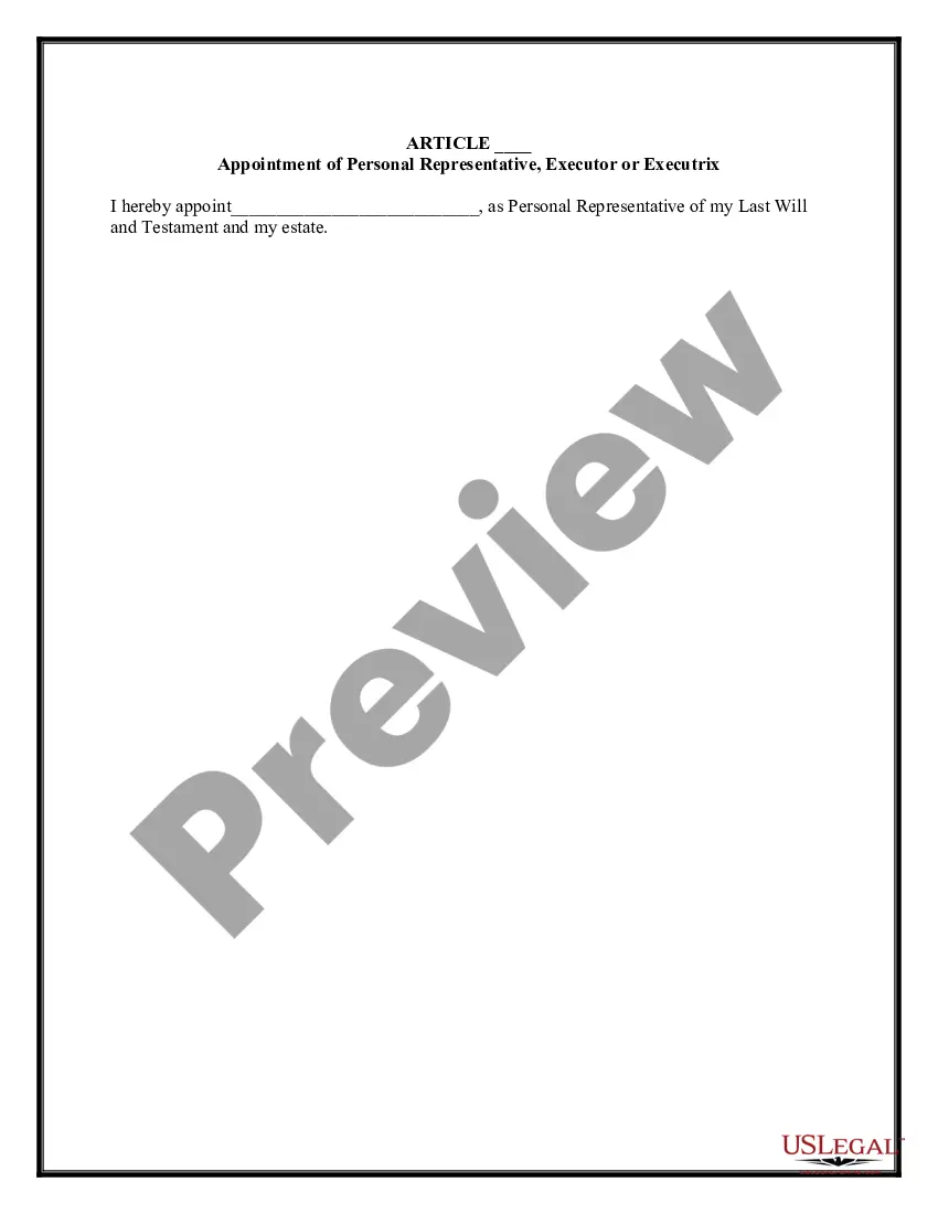 Preview Codicil to Will Form for Amending Your Will - Will Changes or Amendments