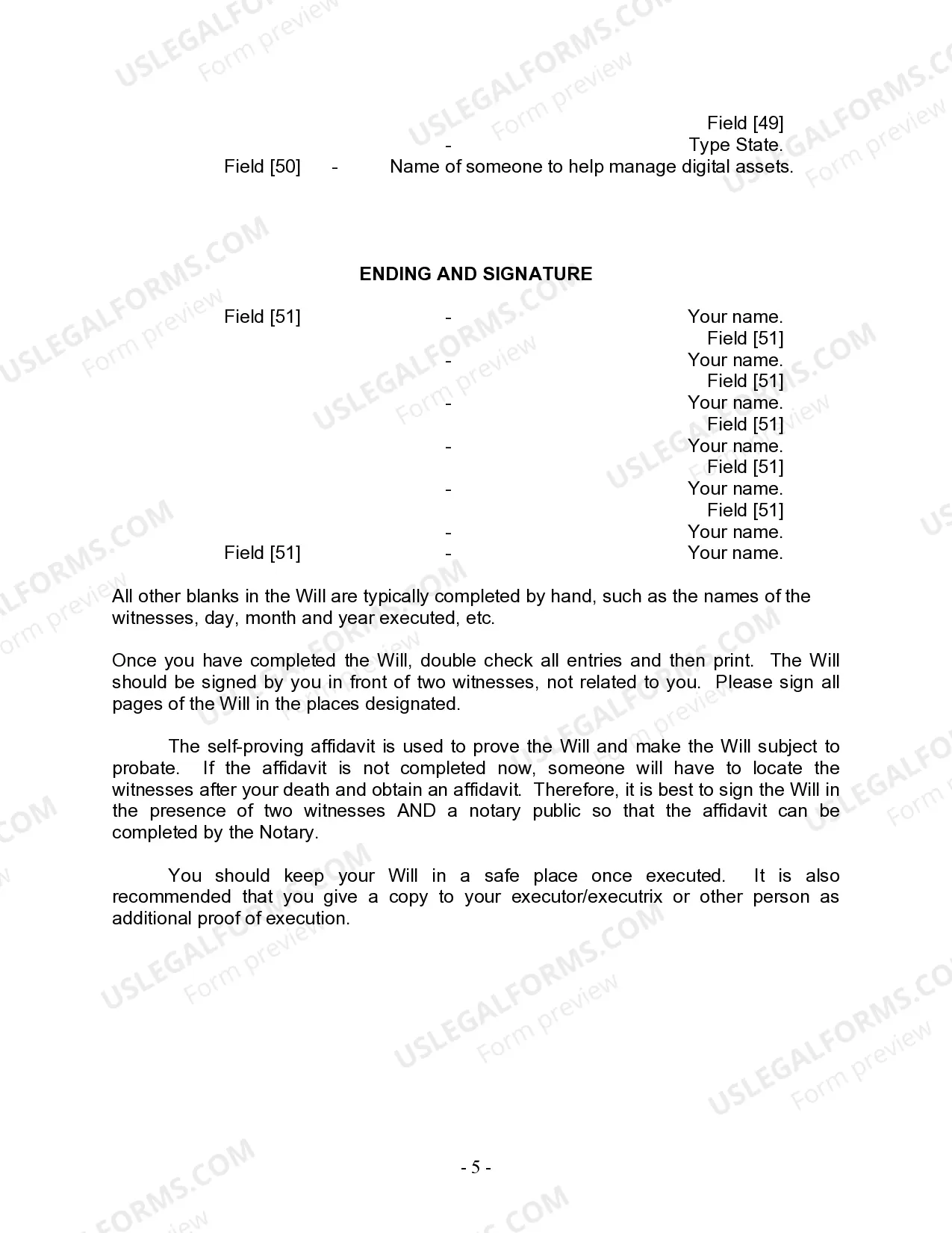 Preview Mutual Wills Package for Married Couple with Adult and Minor Children